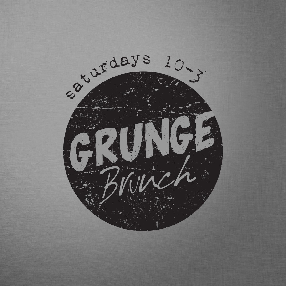 Themed brunch logo.