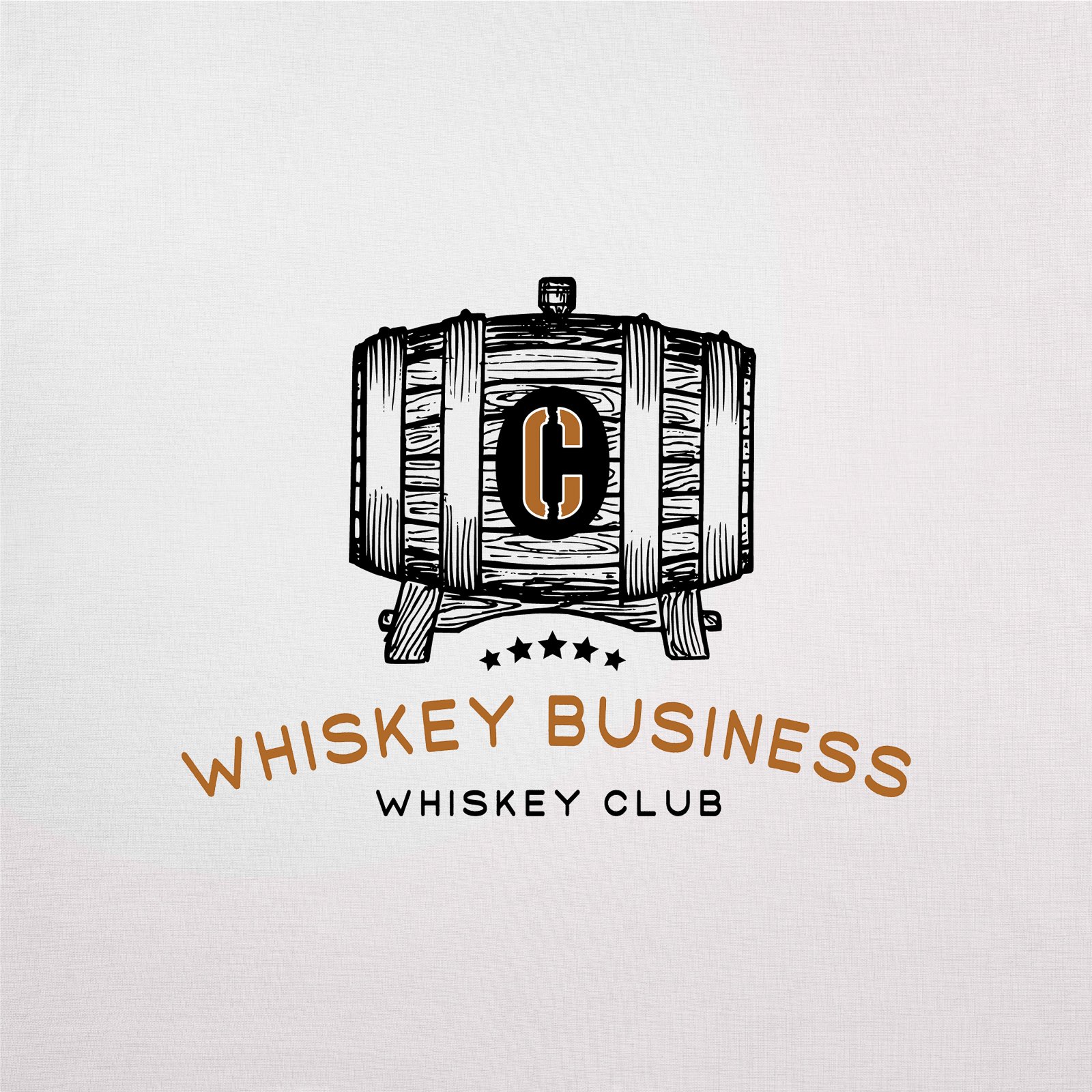 Logo for whiskey club.