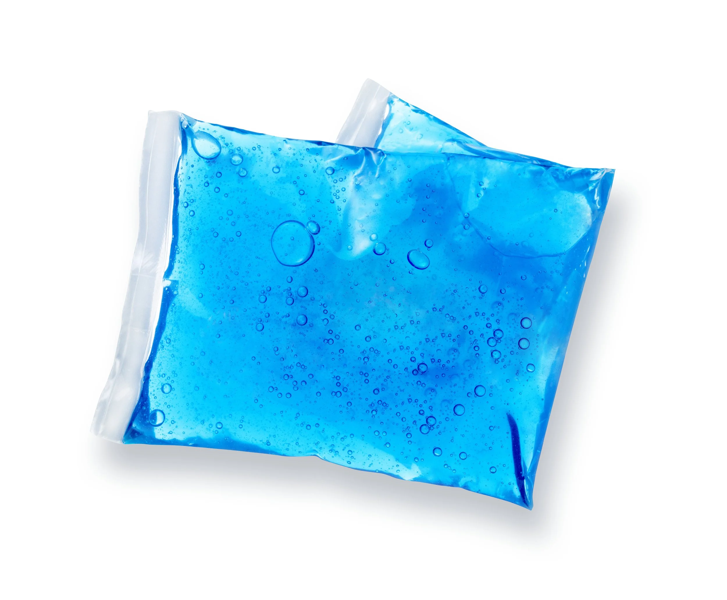 blue gel ice pack for a rhinoplasty