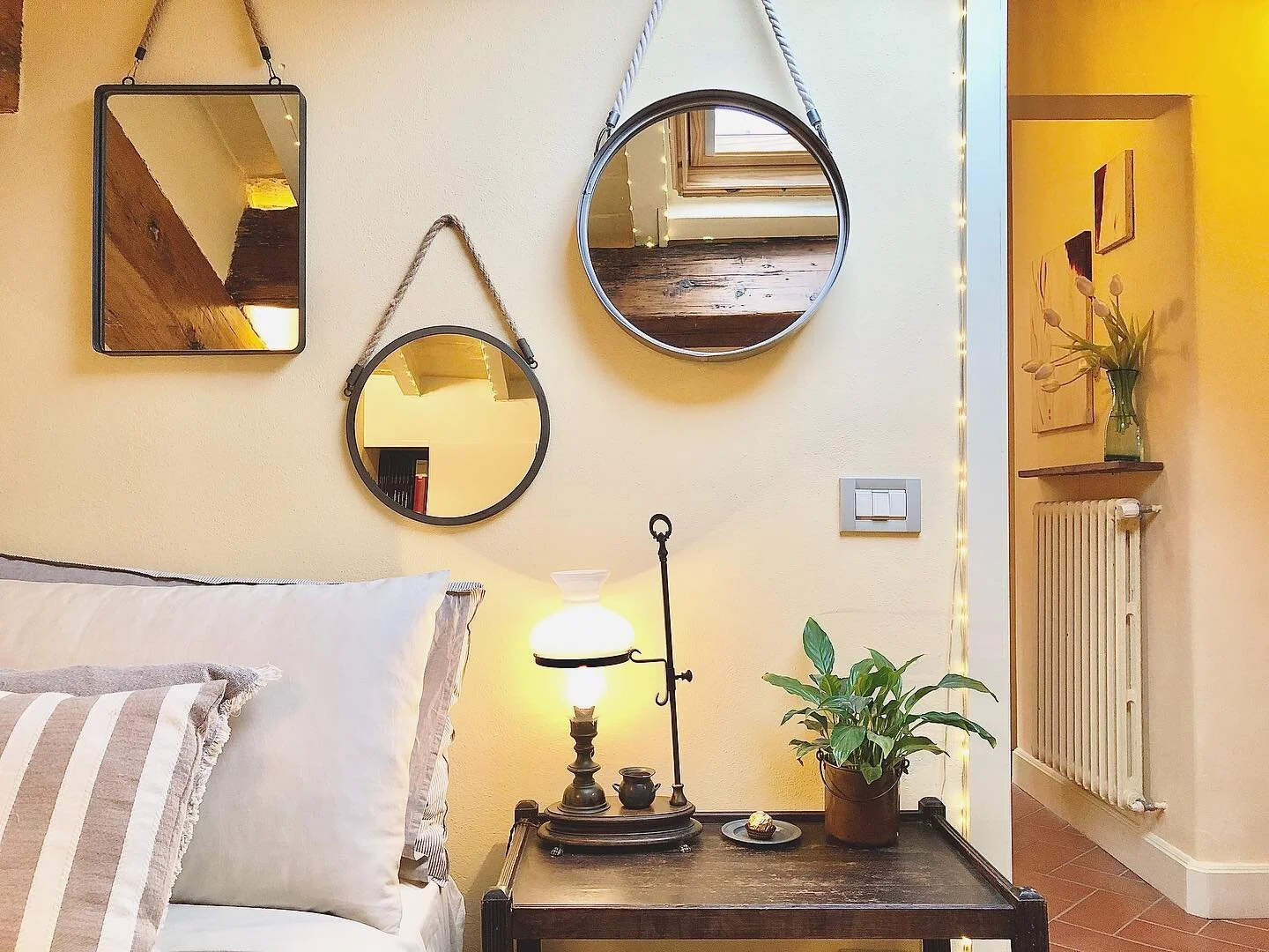 Cozy Tuscan cabin vibes with a modern kick