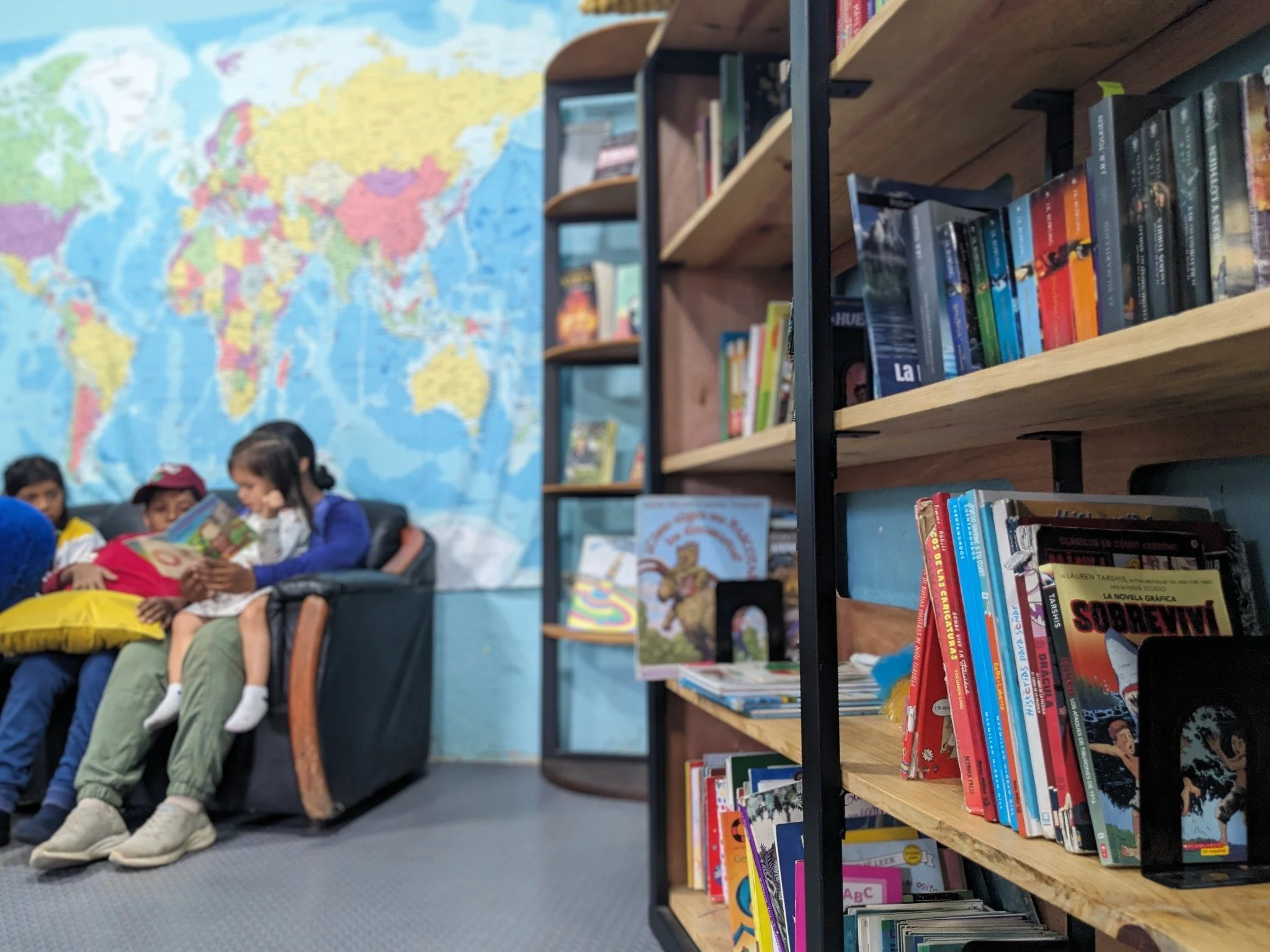 There's nothing quite like the joy of seeing our students fully immersed in reading each day in our new library. As the years go by, we get to see our kids tackling more challenging books as they grow academically. This library is truly a dream come 