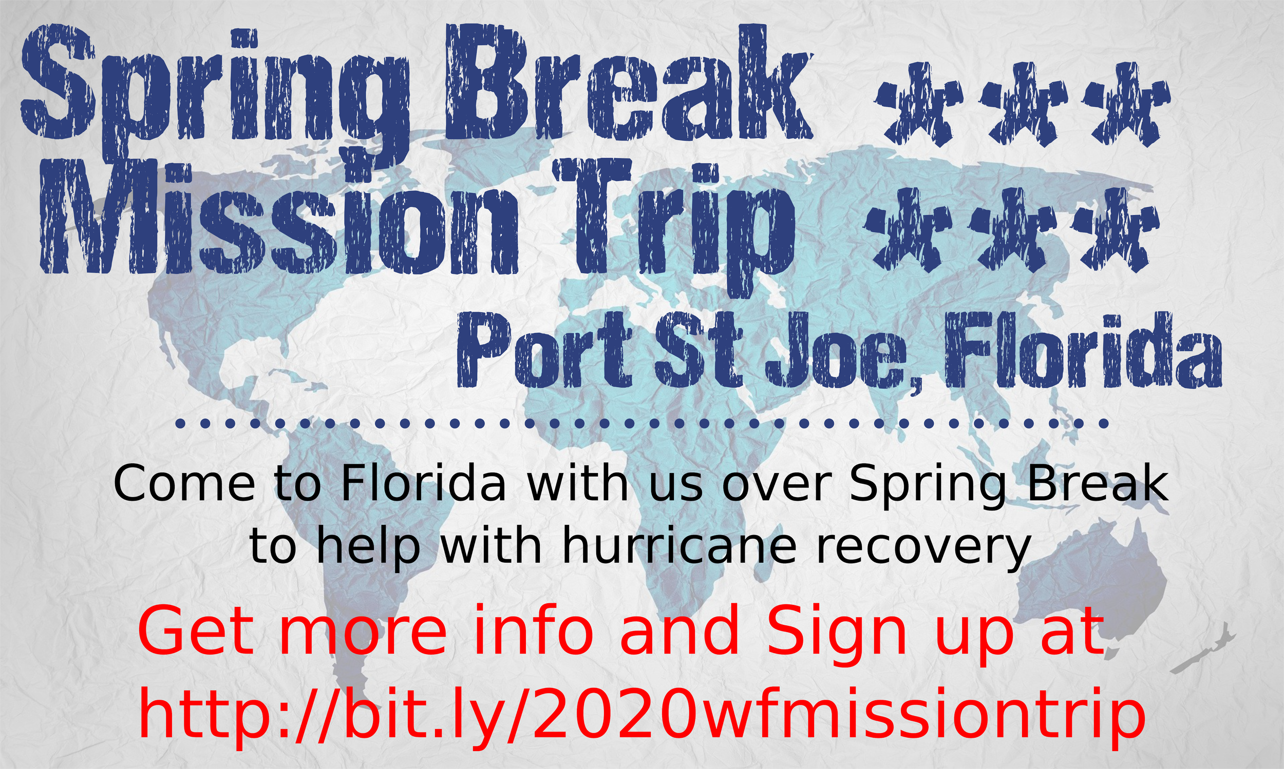 Spring Break Mission Trip