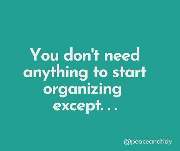 Nope nothing else is needed to get started. If you need to borrow some bravery to get going, there are options to fit your comfort level, needs and budget:

✅ Accountability partners&hellip;ever heard of @focusmate 
✅ Group organizing sessions online