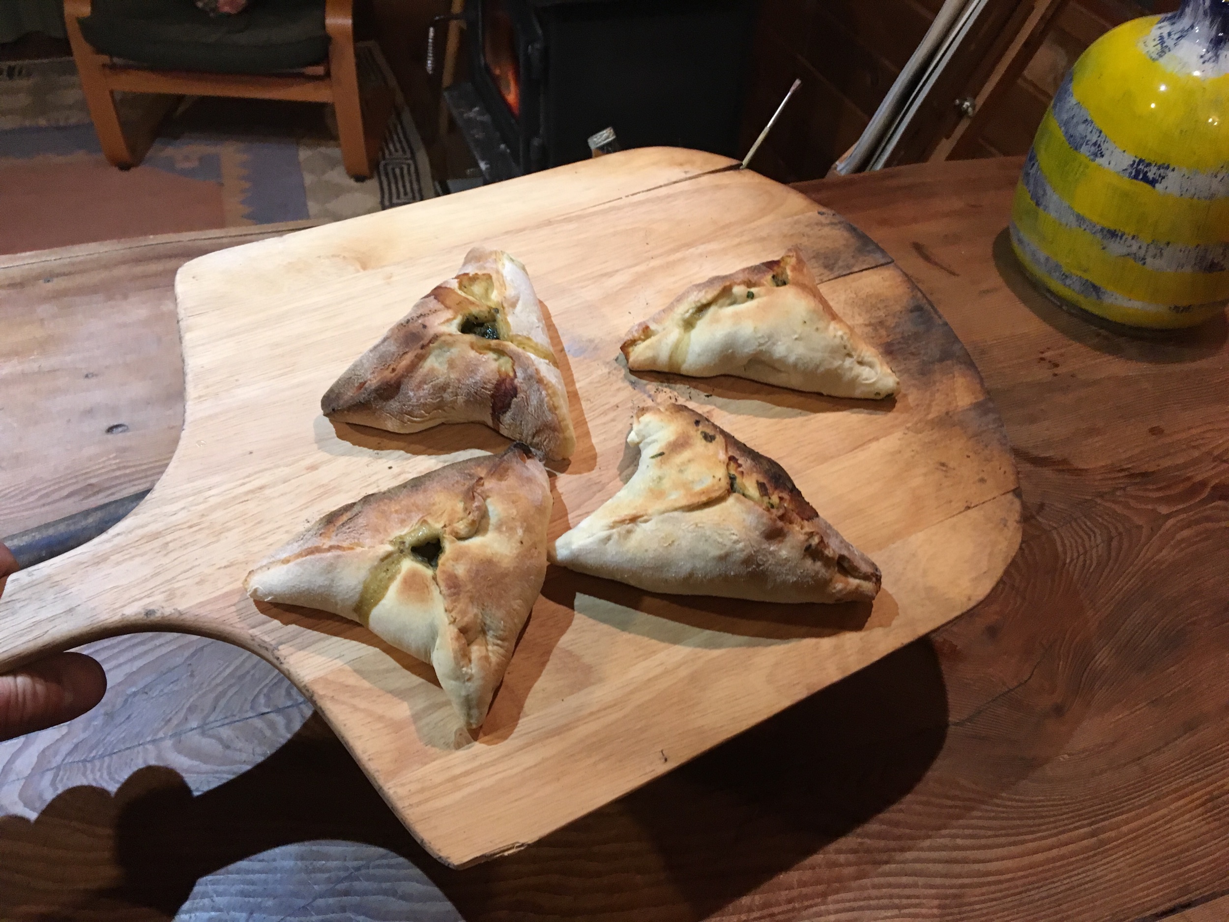 Spinach and meat pies!