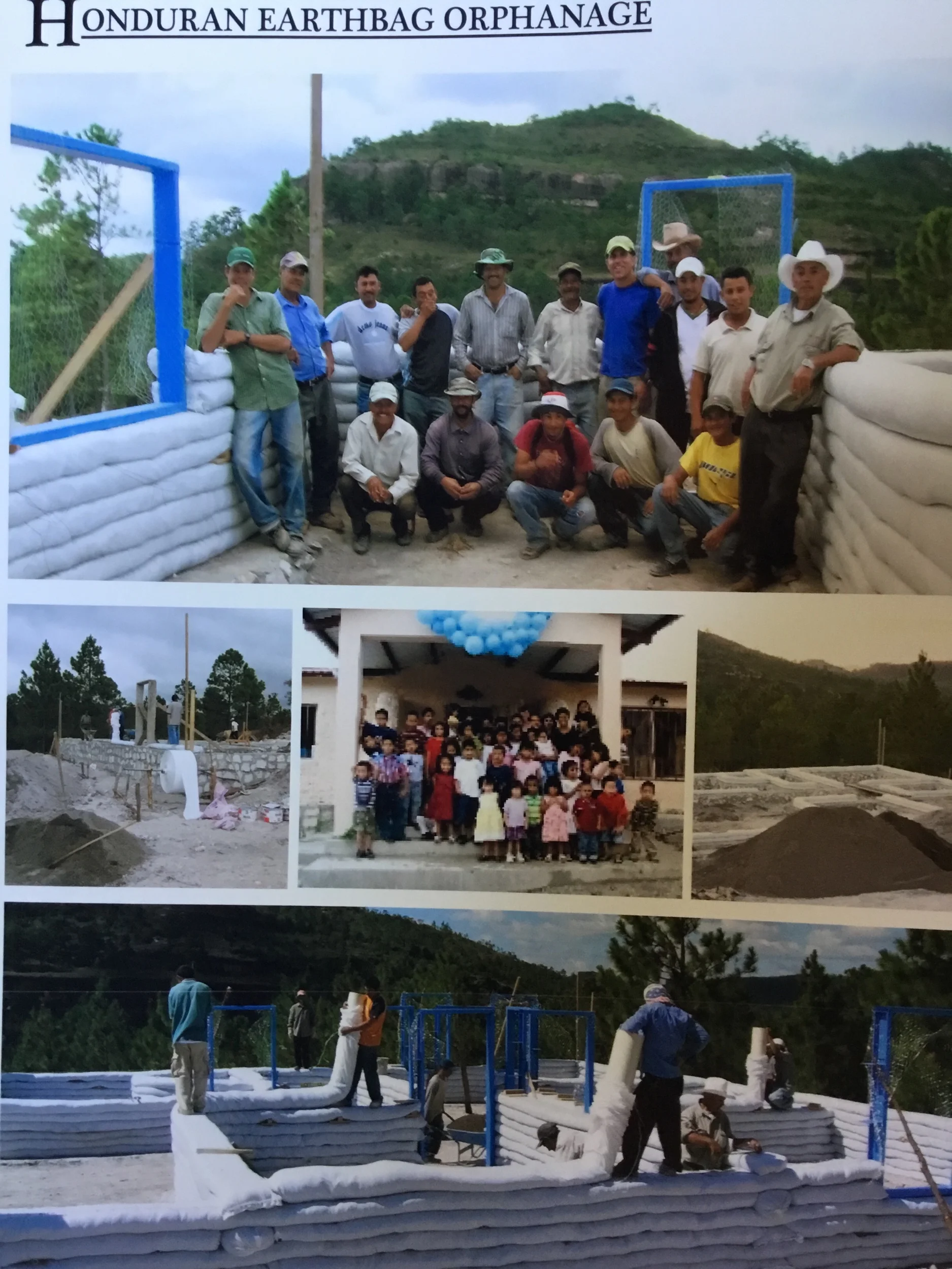 2007. 2229 square foot, 9 rooms, 14 windows. This was built for the children of the Lamb institute in Tegucigalpa, to live 26km outside the city, and to resist flooding and hurricanes.