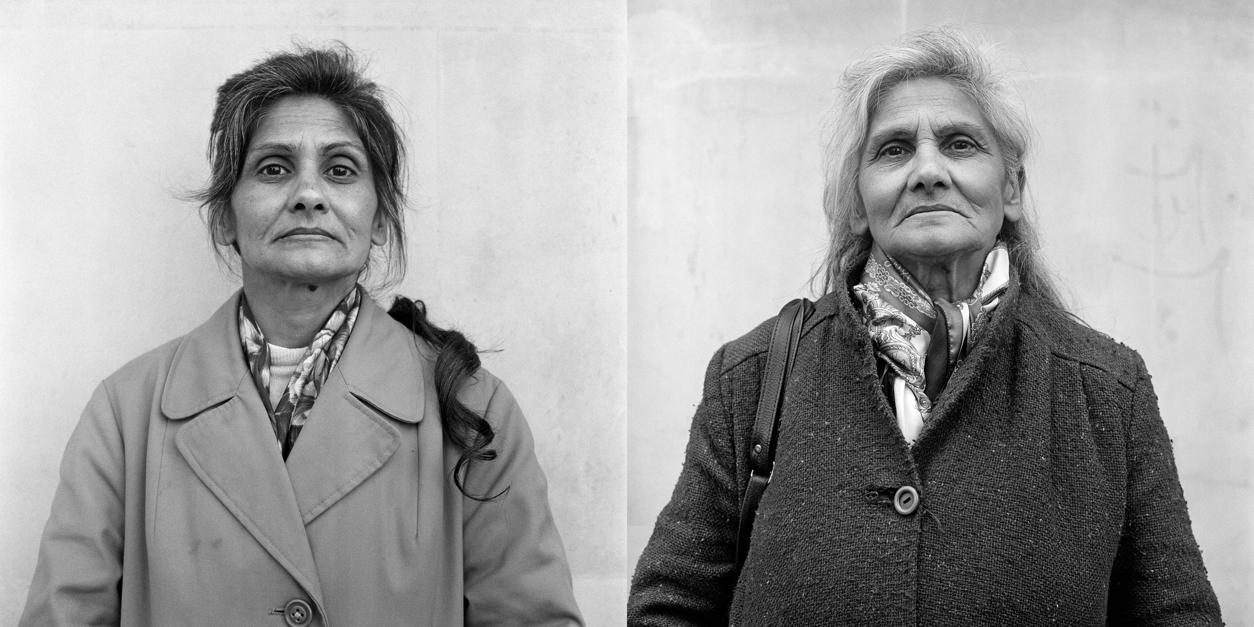  Now and Then portrait from the Free Photographic Omnibus, Florence Alma Snoad, Southampton. 1974 and 1999 ©Daniel Meadows 