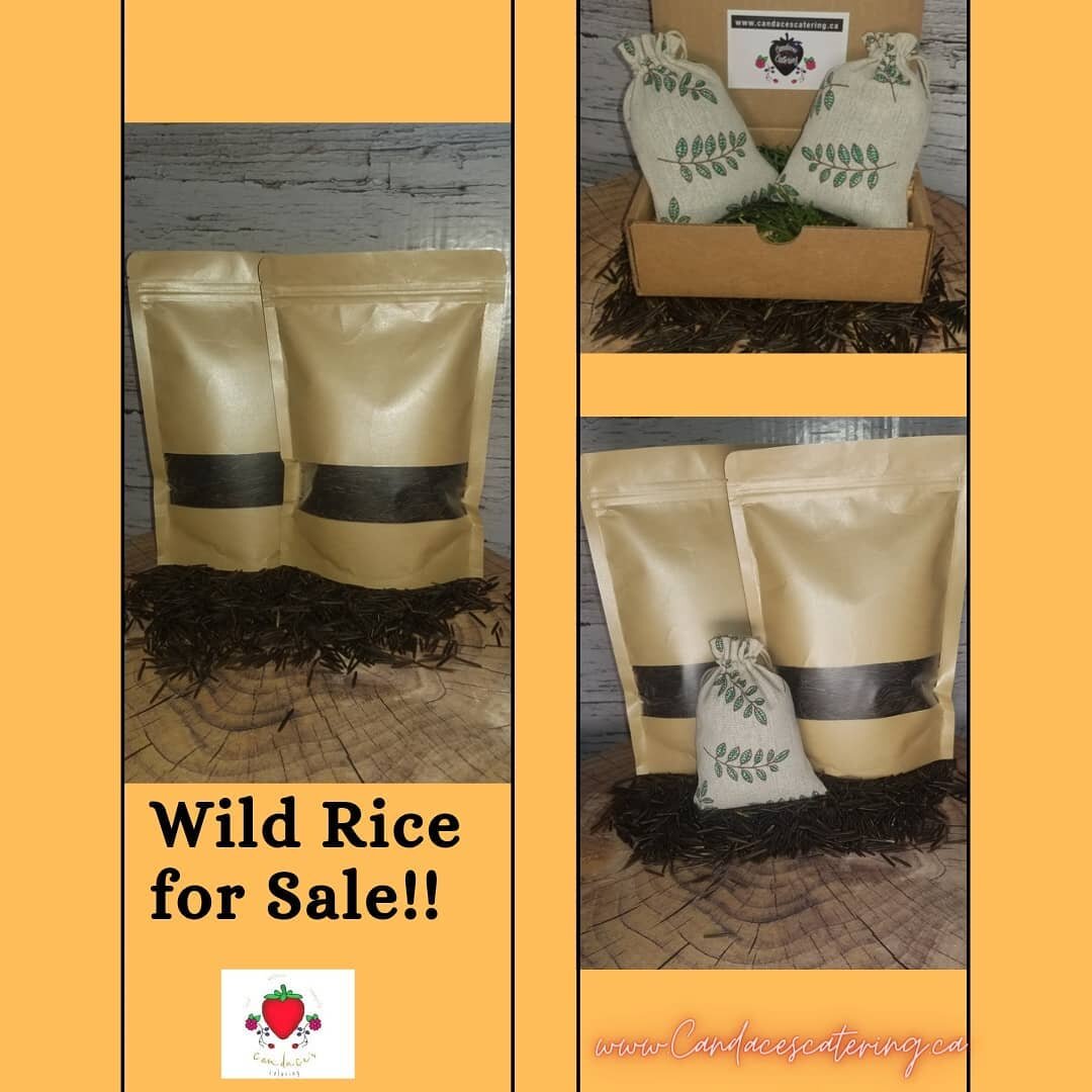 Candace's catering is now selling wild rice on our website 
https://www.candacescatering.ca/candacecateringshop 

Please checkout our website and share the love 💜 Miigwetch
#wildrice #glutenfree #catering #smallbusiness #indigenouswomen #nativetoron