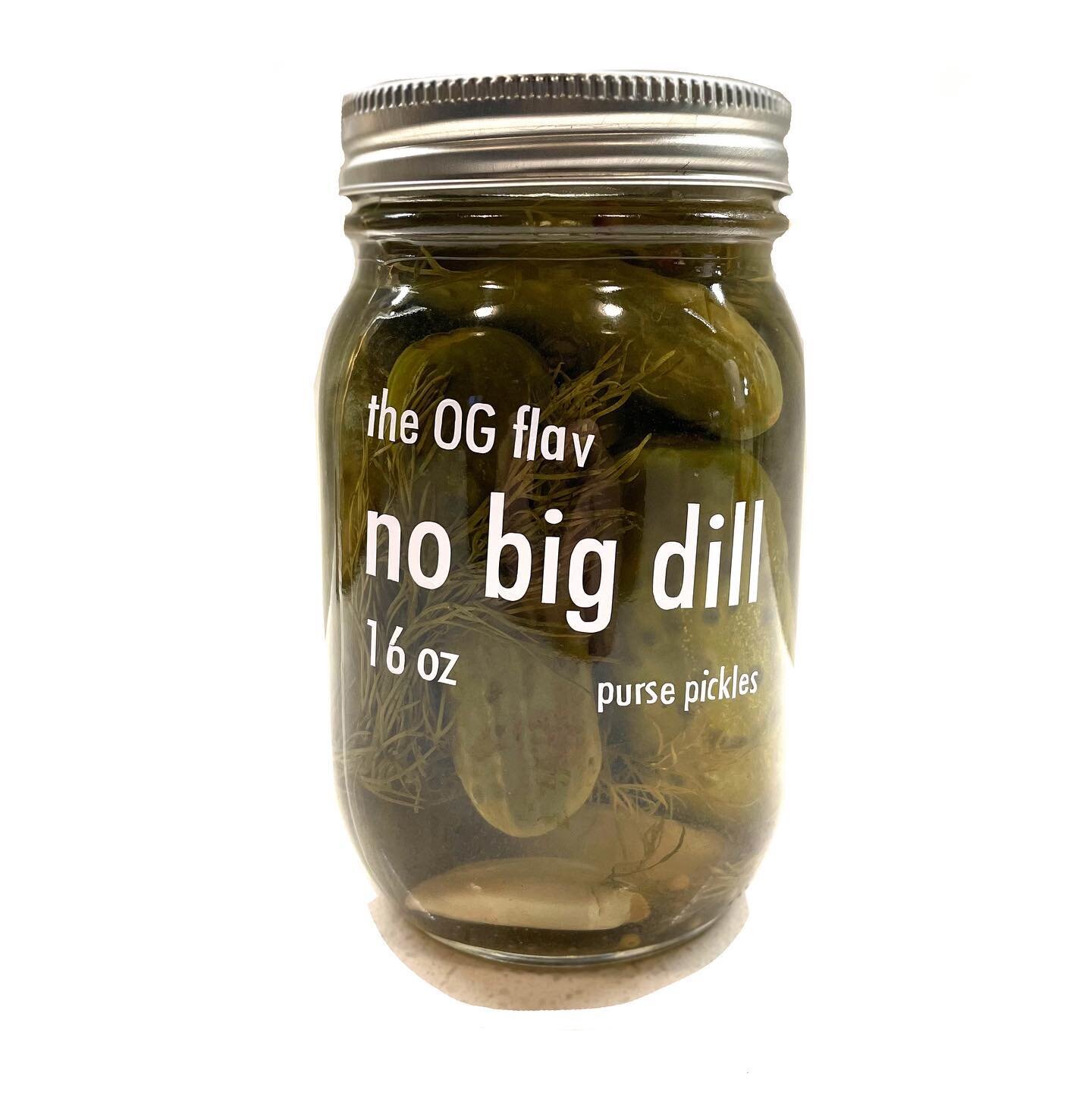 purse pickles: when you can&rsquo;t leave your dills at home.

our 16 oz is perfect for sharing on the road

#pickles #dillpickles #gherkins #fermentedfoods #homemadepickles #picklesarelife #gherkinsarelife #nobigdill #babycukes #babycukesarethebest