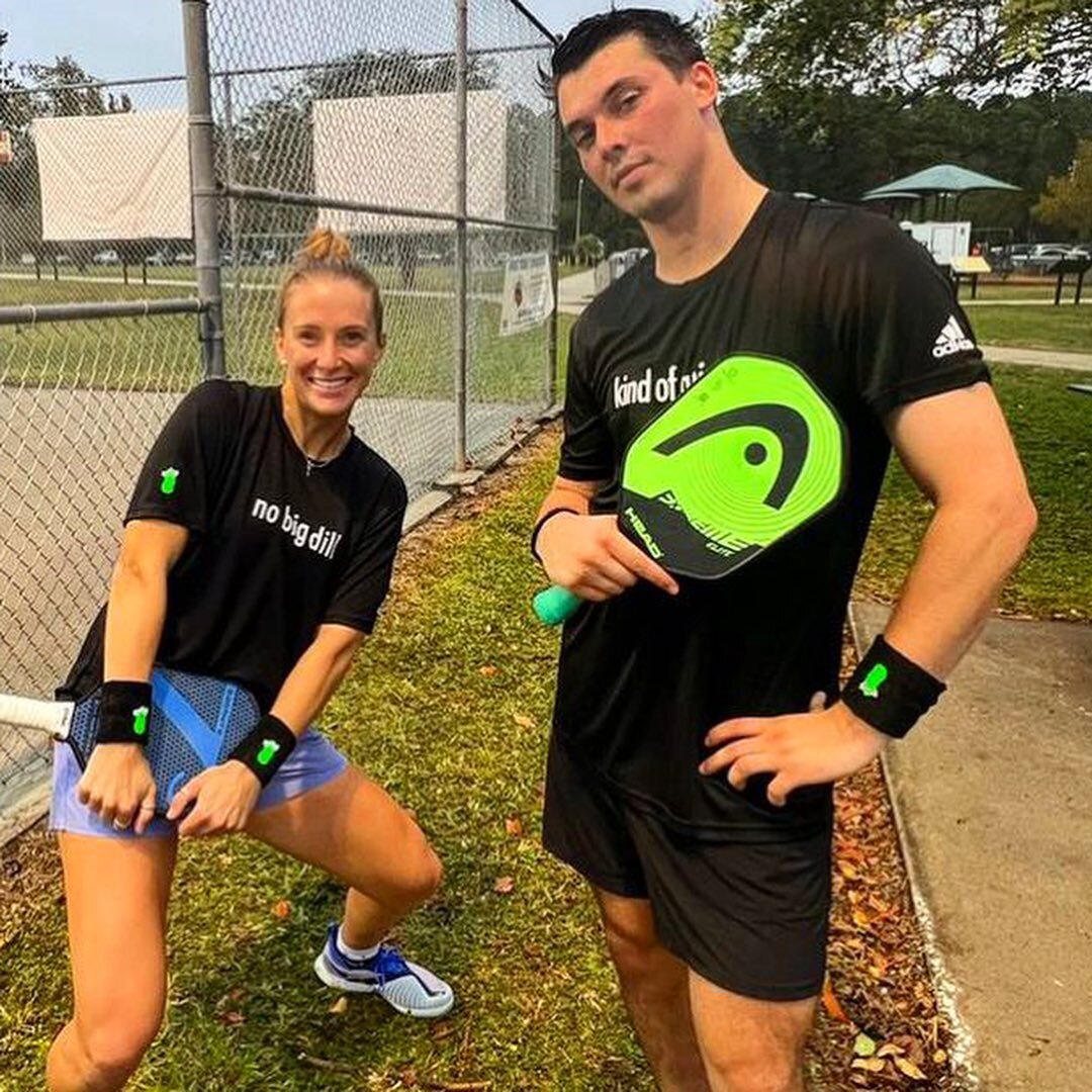 Congratulations to our killer pickleball team for their first time competing in the 2022 Florida Georgia Pickleball Classic! Thanks for choosing us to rep you. We&rsquo;re so crazy about you. 

#pickles #nobigdill #pickleballtournament #picklesoverev