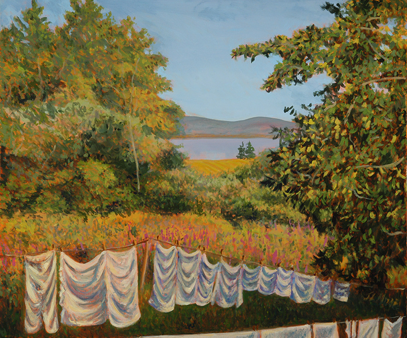 Nana's Whites II30” x 36” Oil on Canvas