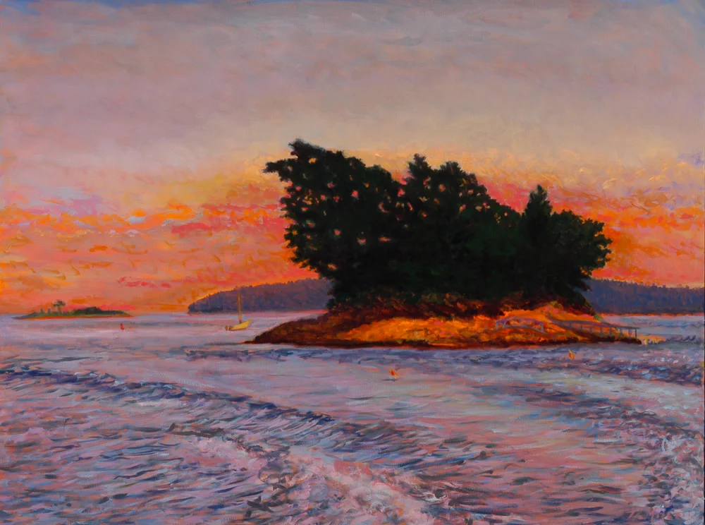 Pound Of Tea Island30” x 40” Oil on Canvas
