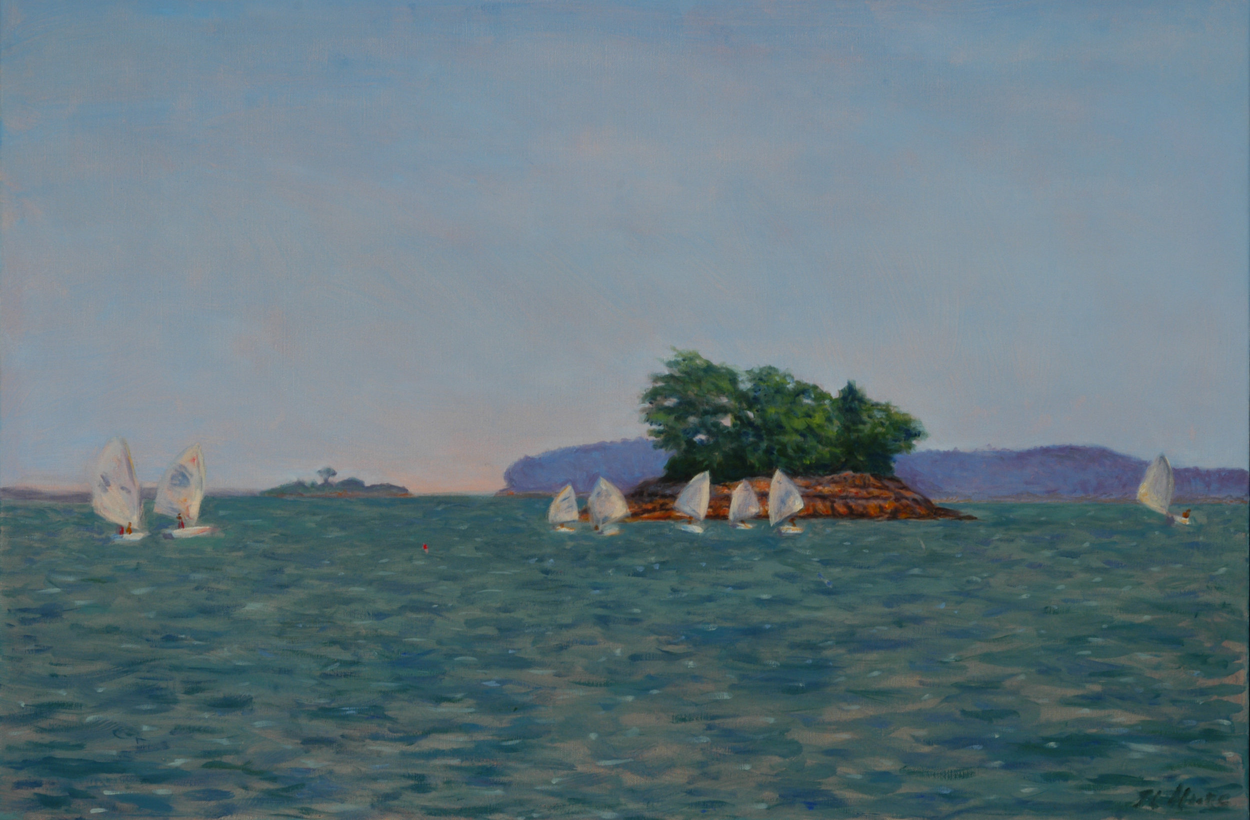 The Lesson, Pound of Tea24” x 36” Oil on Linen