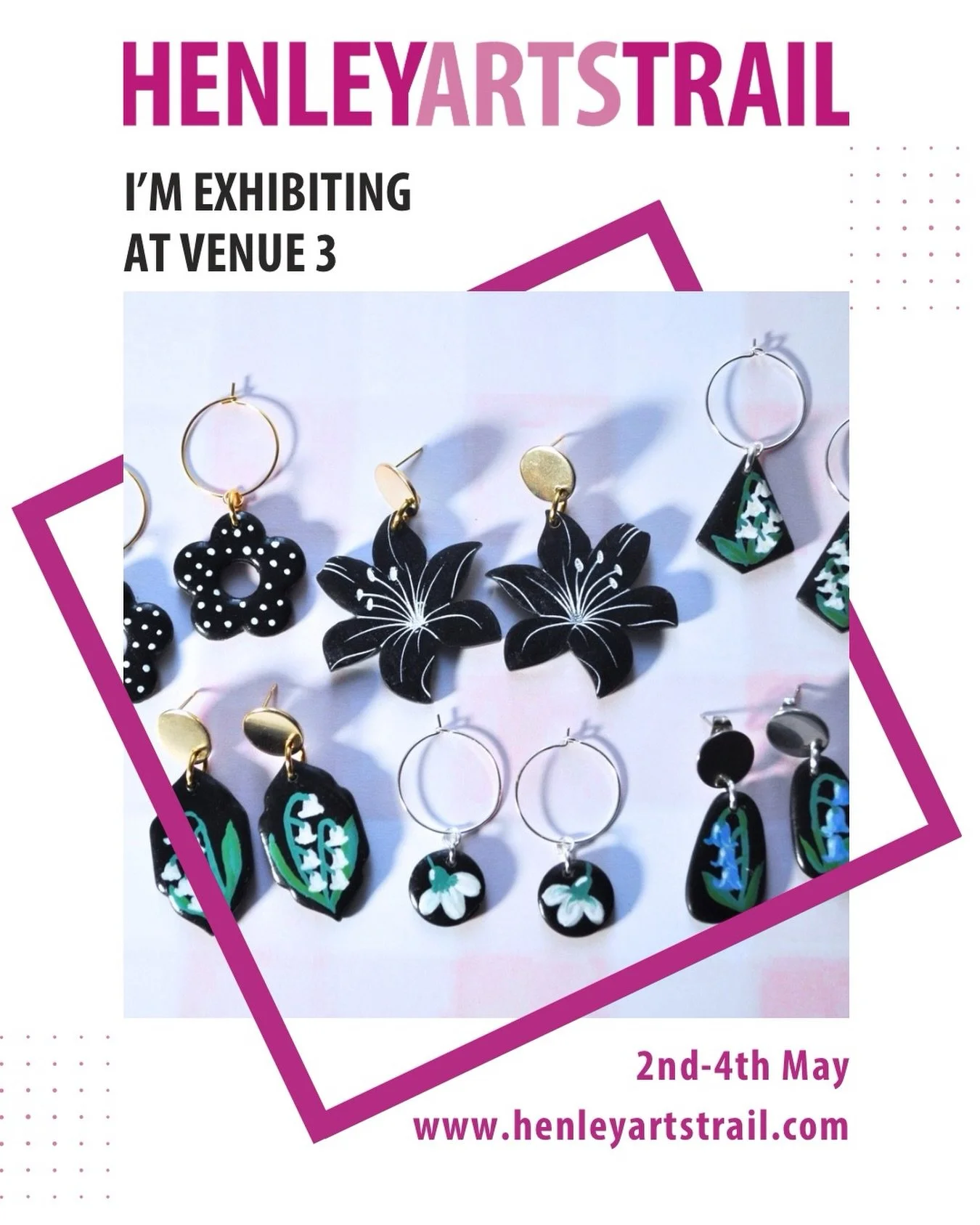 I'm excited to share that I will be exhibiting at the @henleyartstrail this May in Zizzi's! I'm sharing the venue with some other fabulous artists who I've listed below. Please make sure to pop by if you're in the area! 🥰

@laurenhawkinsartist 
@sar