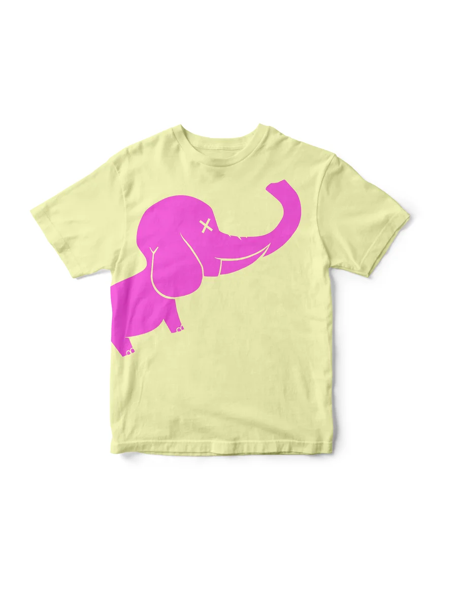 Mr. Elephant T-Shirt (Light Yellow)