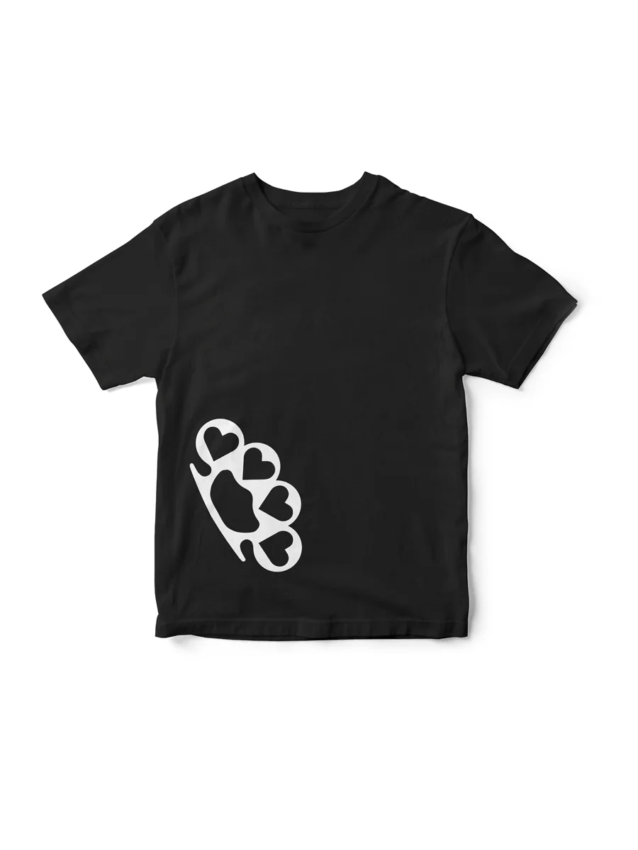 Heartuckles T-Shirt (Black)