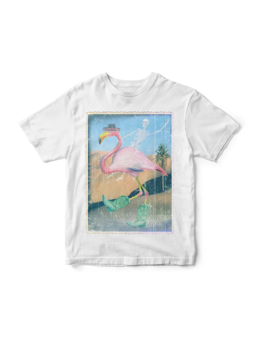 Flamingo-go T-Shirt (White)