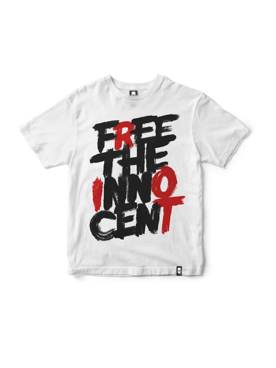 Free The Innocent T-Shirt (White)