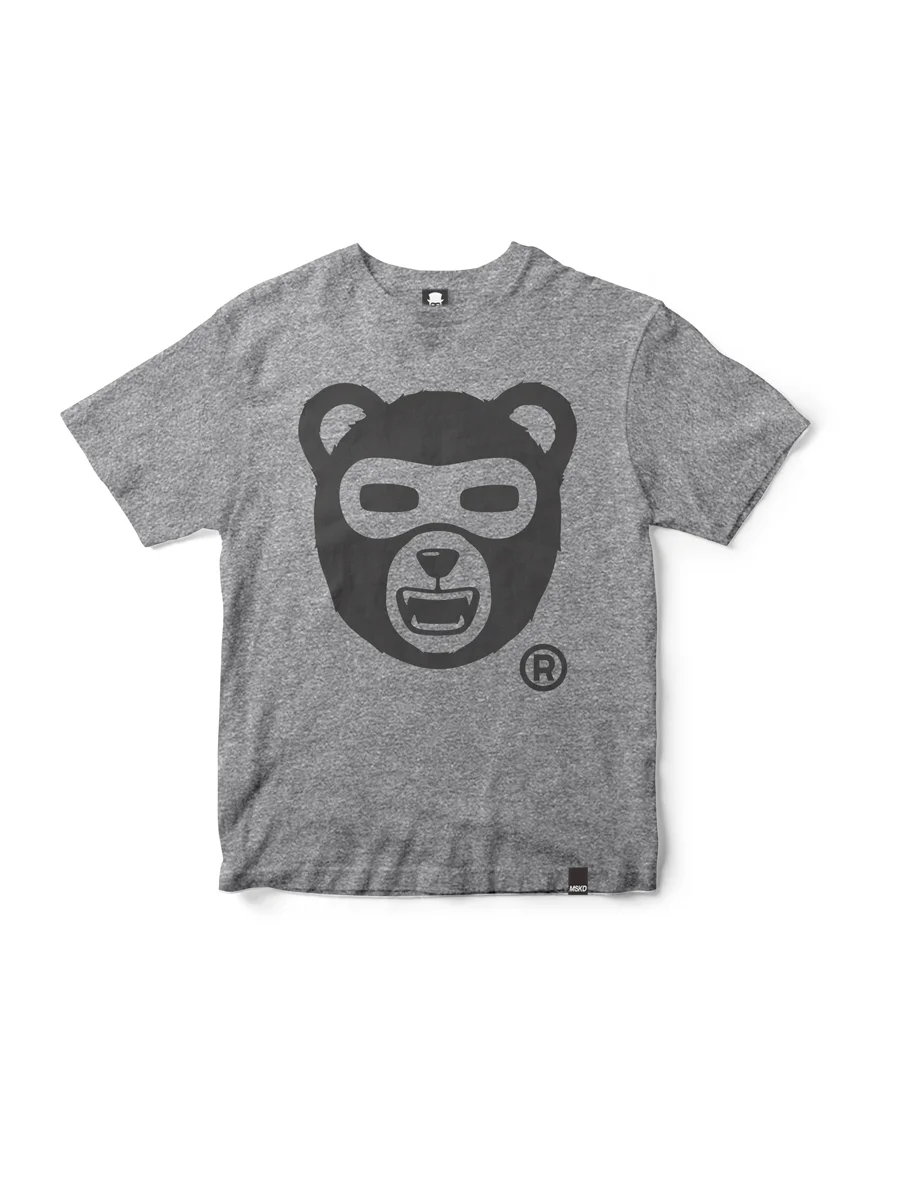 Growl Von Grizzly T-Shirt (Heather Grey)