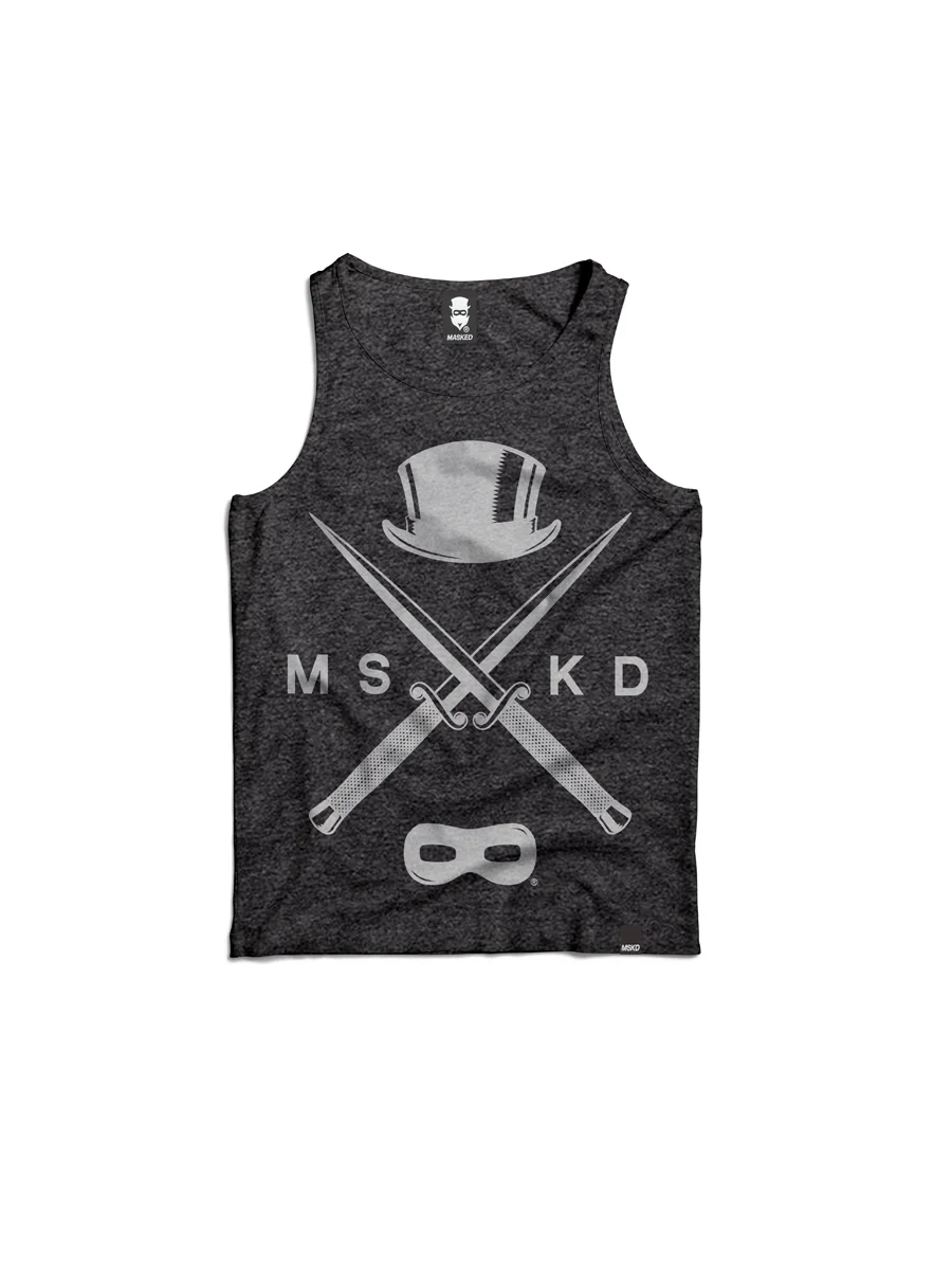 Knife Life Tank Top (Heather Black)