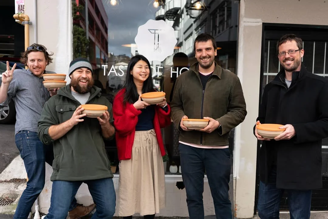Wow it's been an epic 3 days - we're blown away with the response to launch. Definitely feeling the love. Thank you everyone!! 🎉🎉
.
We snapped this 📸 of the crew from @optimalworkshop on a Lunch Train out to get Reusabowls at @tasteofhome2017! Legends. 🙌🚂🍜
.
Keep bowlin!
.
.
.
.
.
.
.
#reusabowl #takeawaywithoutwaste #plasticfree #wastefree #choosetoreuse #reusable #circulareconomy #wellington #lovewelly #wellingnoms #byoc #newzealand #reuse #refill #bethechange #sustainability #wellingtoneats #wellyeats #newzealandeats #foodiefinds #wellingtonfood #wellingtonfoodie #sustainableworkplace