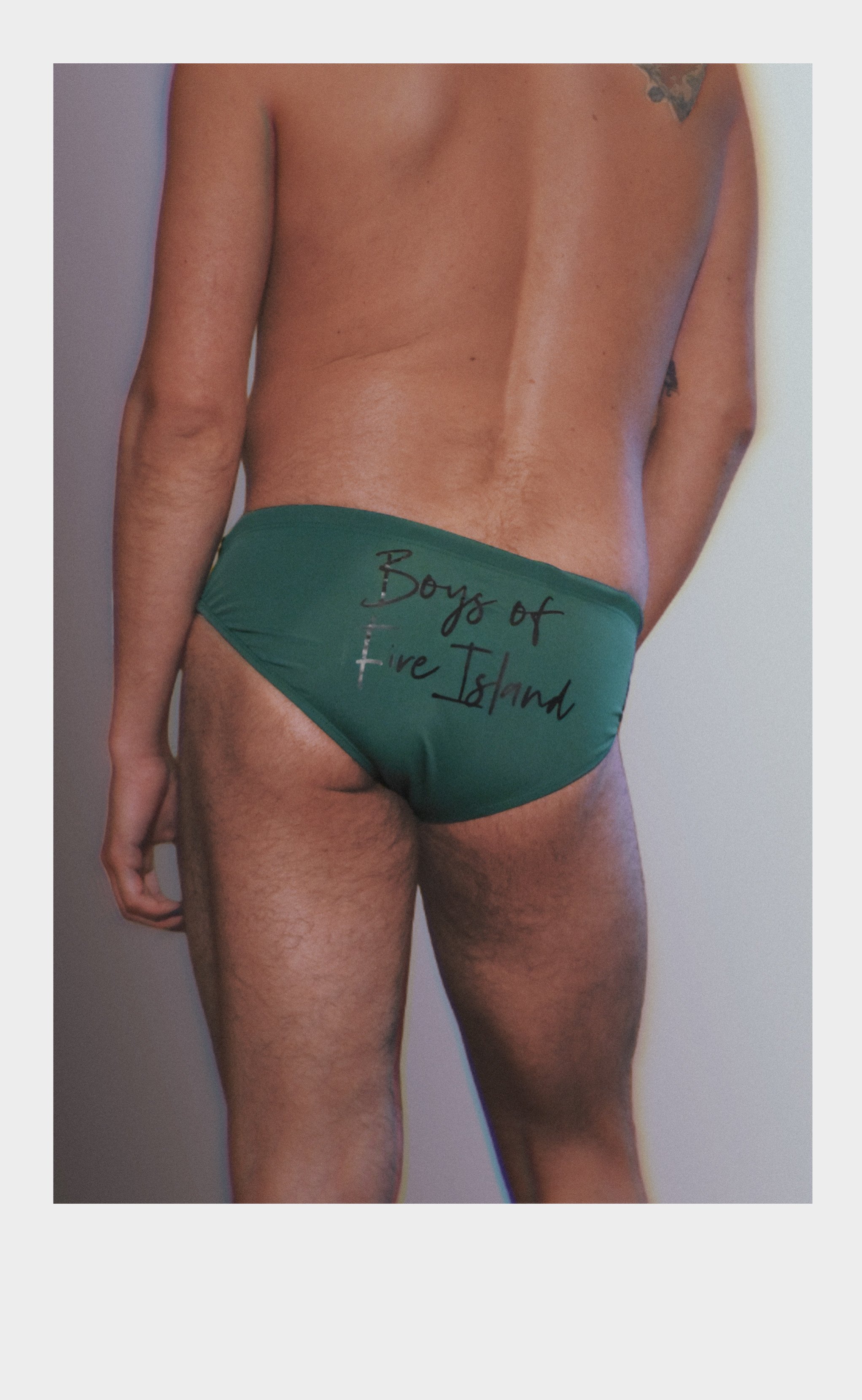 CTS x Boys Of Fire Island Hunter Green Swim Brief