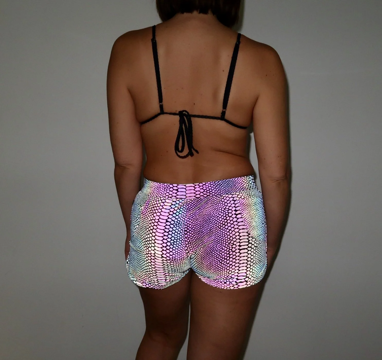 CTS REFLECTIVE SNAKESKIN CLASP SWIM+GYM SHORT