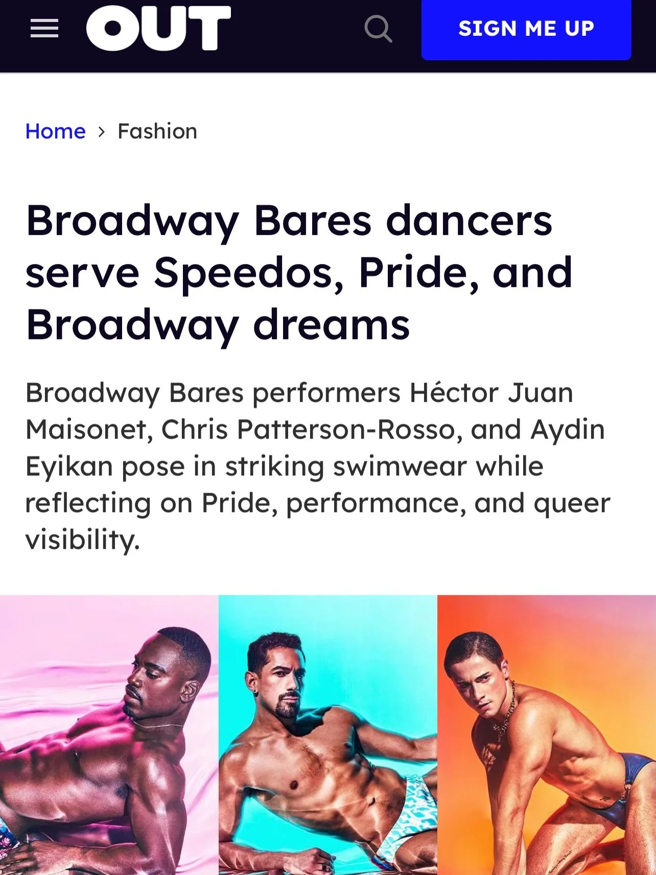 @outmagazine x @christurkswim multi feature PRIDE issue. Happy Pride Month! 🌈🌈🌈

A big thank you to the amazing stylist @martin_gregory and art by @vhayd_art 💕💕💕