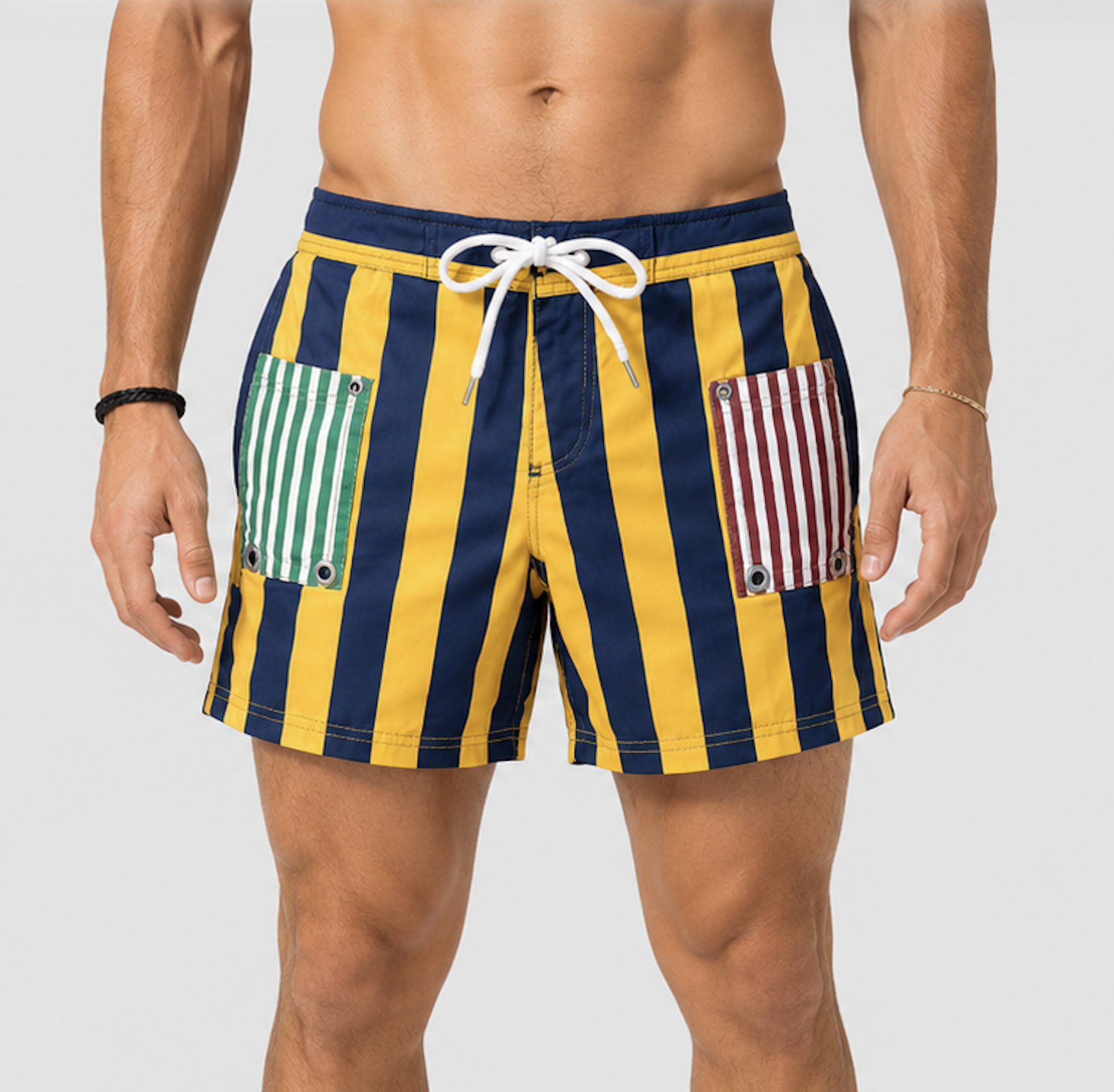 Chris Turk Swim Striped Prep - Swim Short