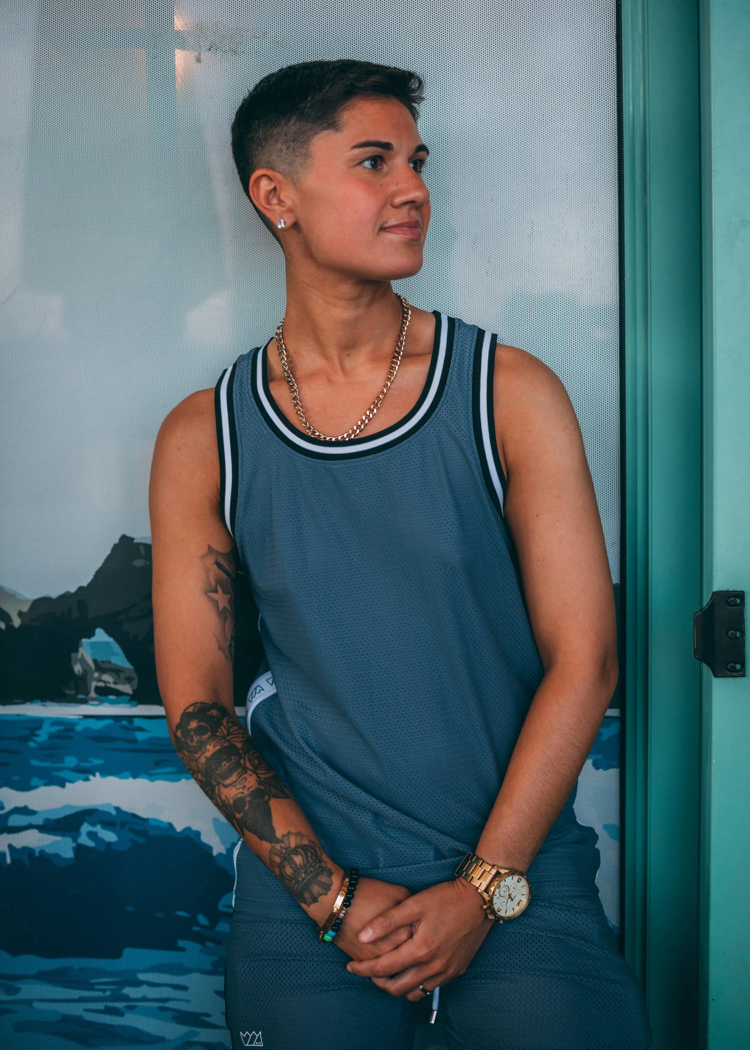 CTS Slate Grey Mesh Tank