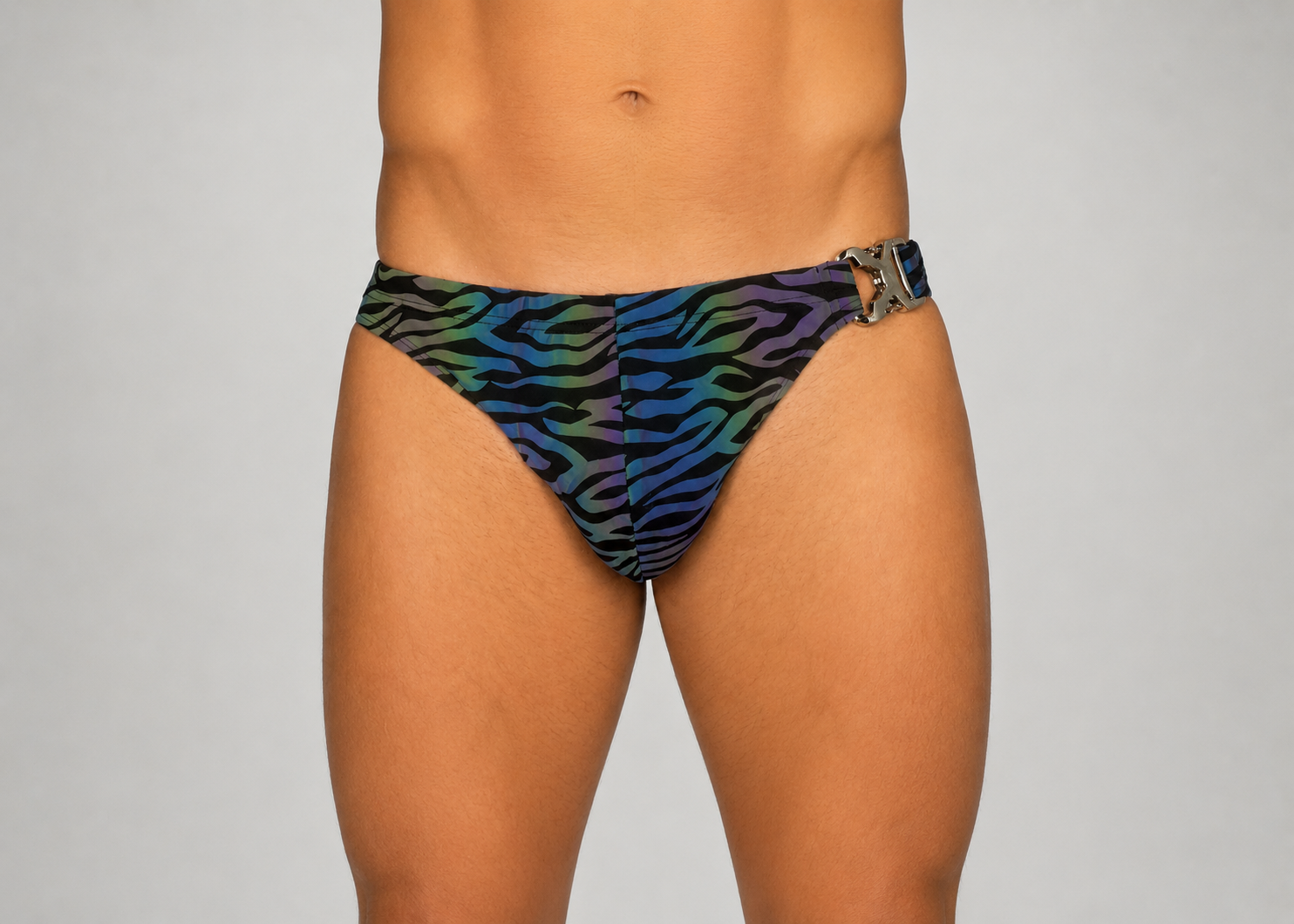 Chris Turk Swim Reflective Tiger Clasp - SWIM BRIEF