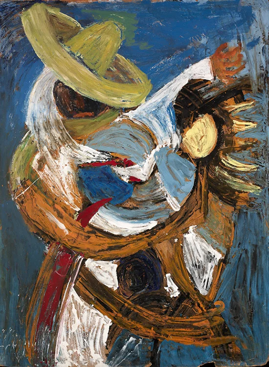Anthony Quinn Painting 49 3/4 x 37 1/2 x 2 in 126.4 x 95.3 x 5.1 cm (AQ2004.254)