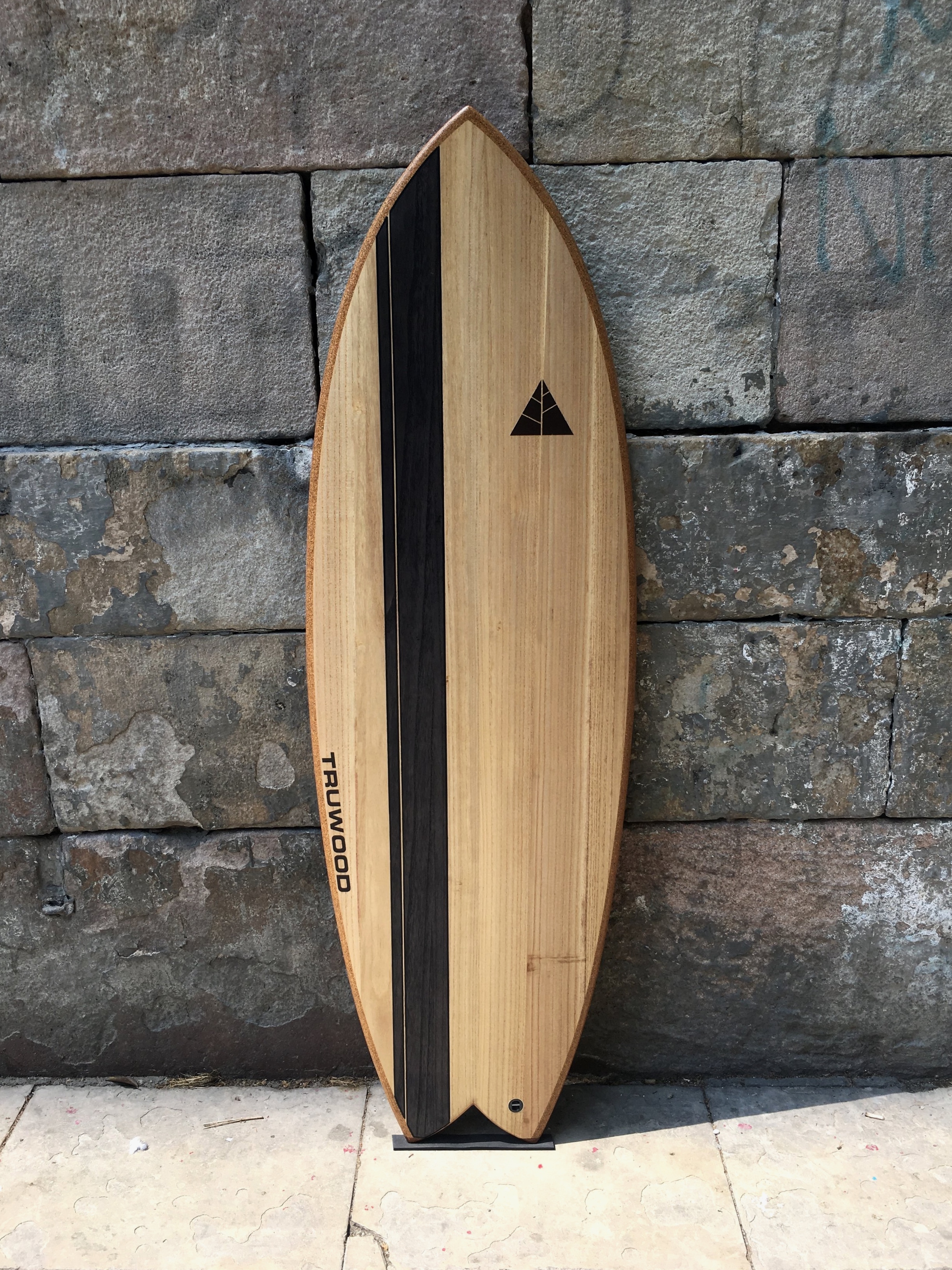 Wooden Fish surfboard