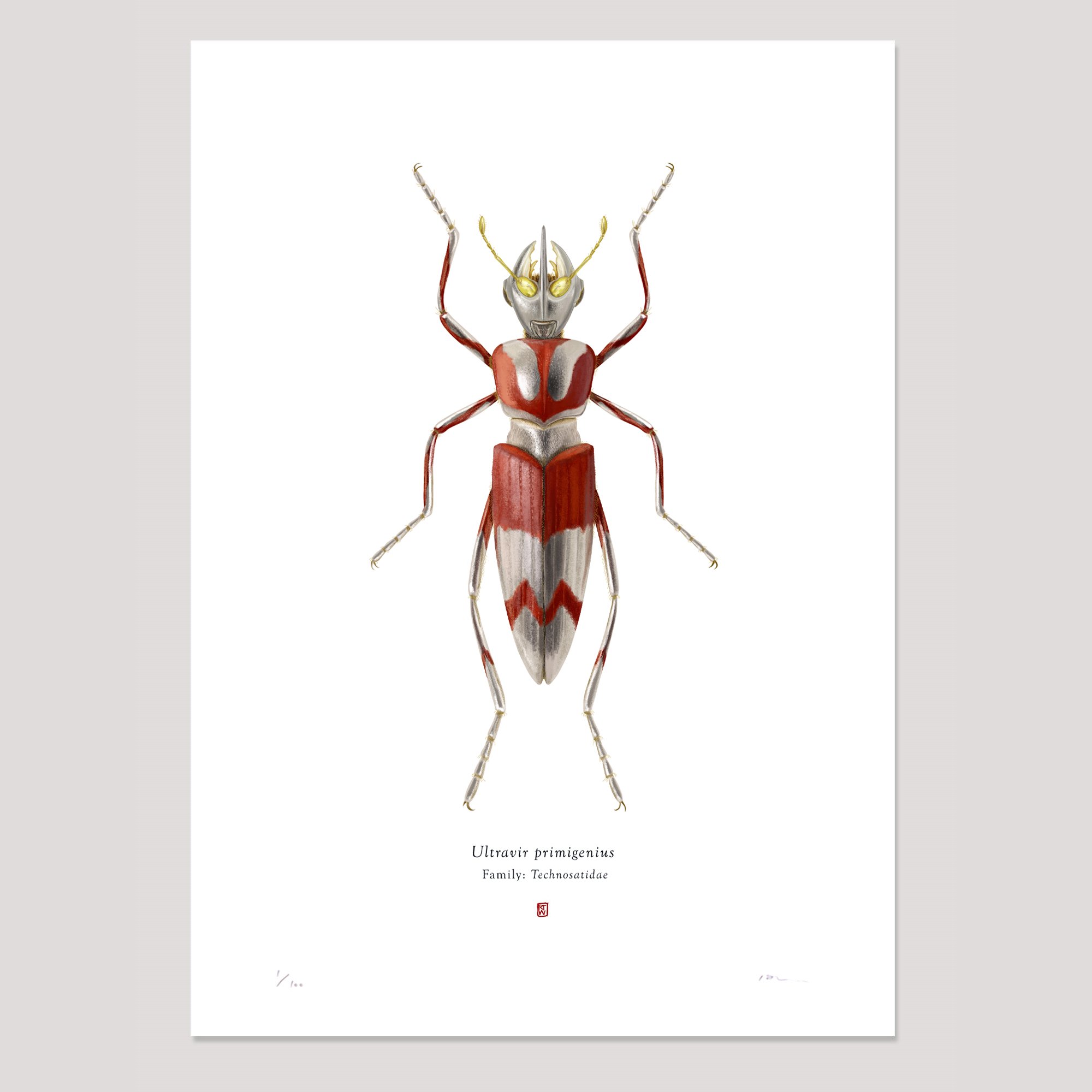 'Ultravir primigenius' Limited Edition Print
