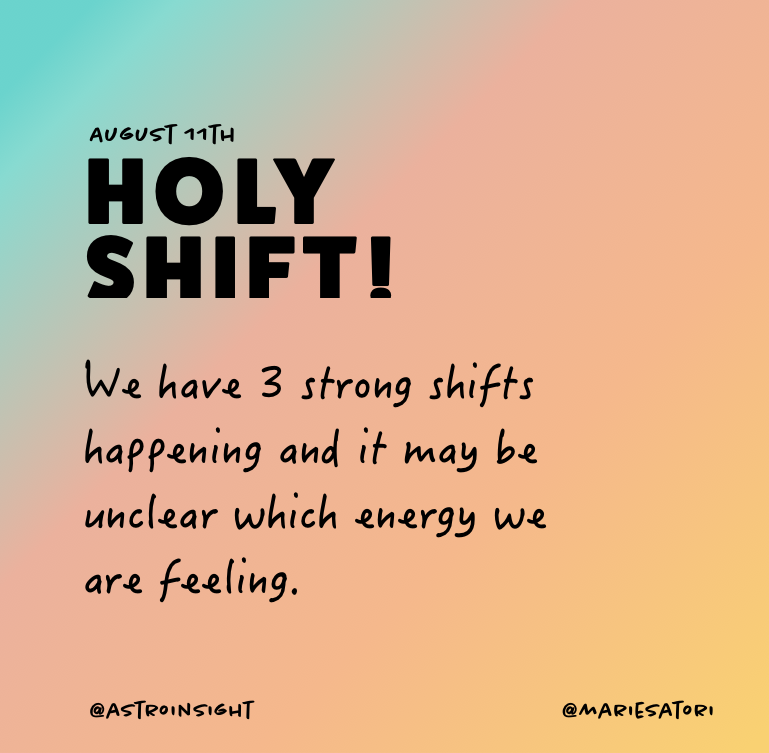 August 11th - Holy Shift!