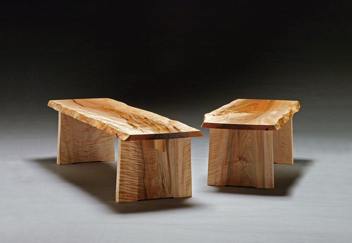 Maple Bench Pair