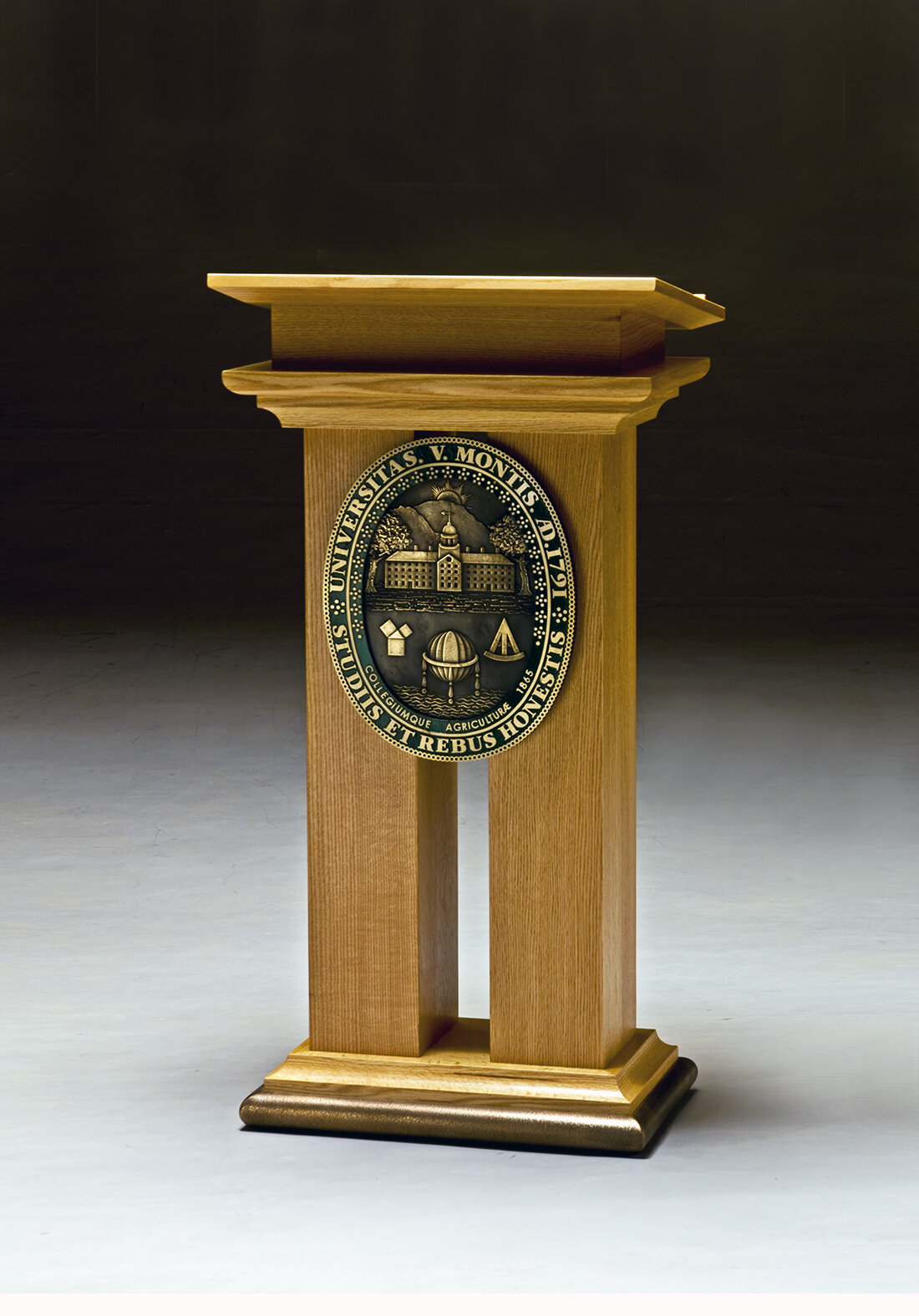 President's Lectern at University of Vermont