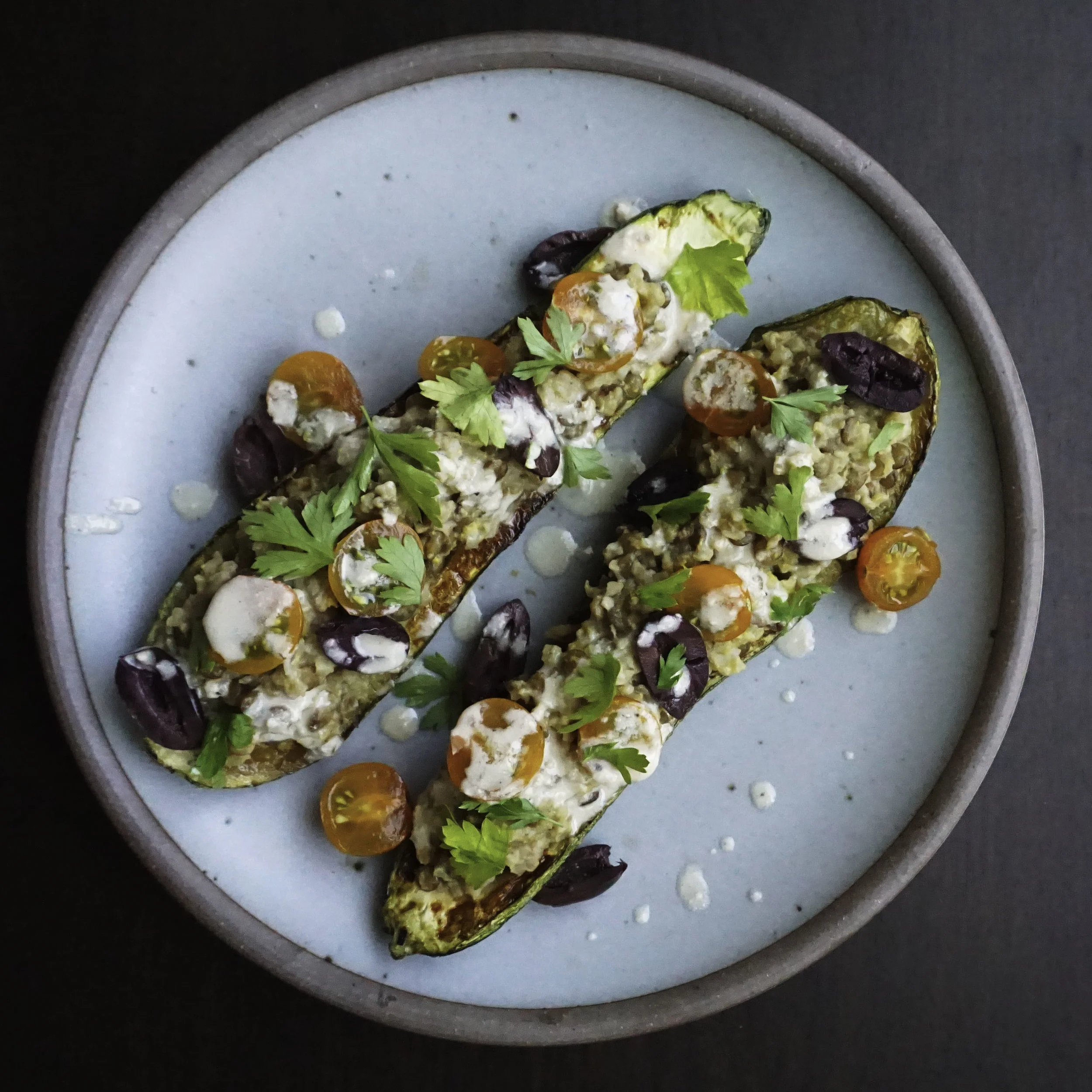 Greek Stuffed Zucchini Boats! — Faithful Gardener