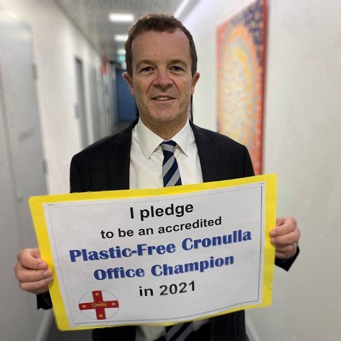 We were excited to announce at last week&rsquo;s @cronulla_chamber_of_commerce meeting our new criteria for Offices to get involved in our #PlasticFreeChampion Program.

Awesome to see Cronulla MP @speakman.mark pledge to help his electorate office b