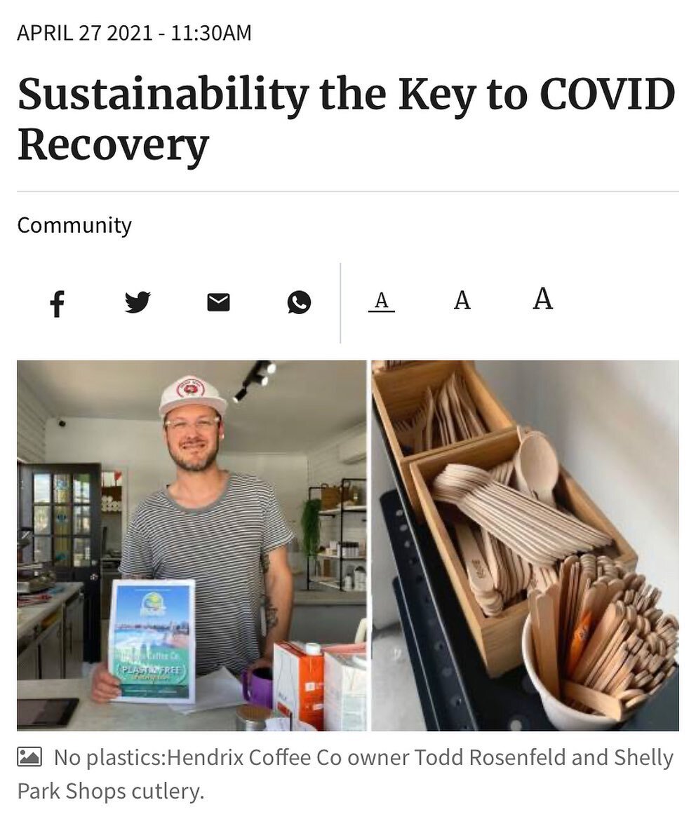 Awesome to showcase some of our #PlasticFreeCronulla Champions in @theleadernews 📰 highlighting how sustainability is key to Cronulla businesses are bouncing back from COVID 

Head to our Link in Bio to read 🔗