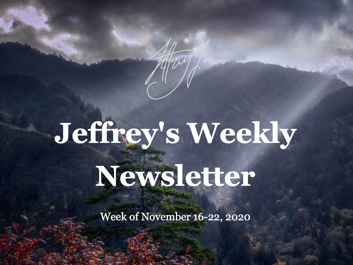 Weekly Newsletter 6 Week of November 16-22 