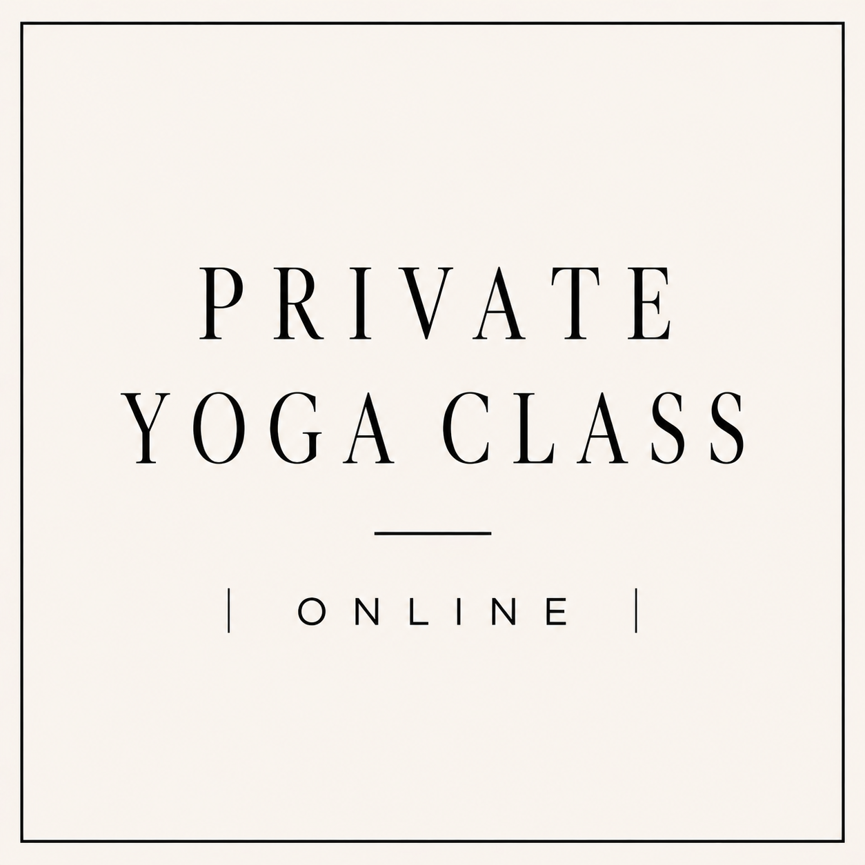 Private Yoga | Online