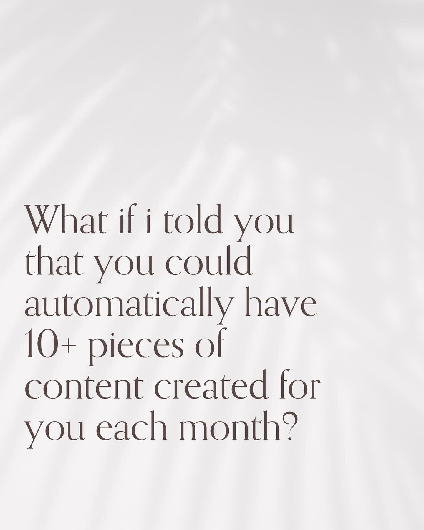 Have you ever thought about how much simpler your life would be if you could just automate your content creation process?

How would you feel if you were able to set up a streamlined content marketing system that grows and nurtures your audience each