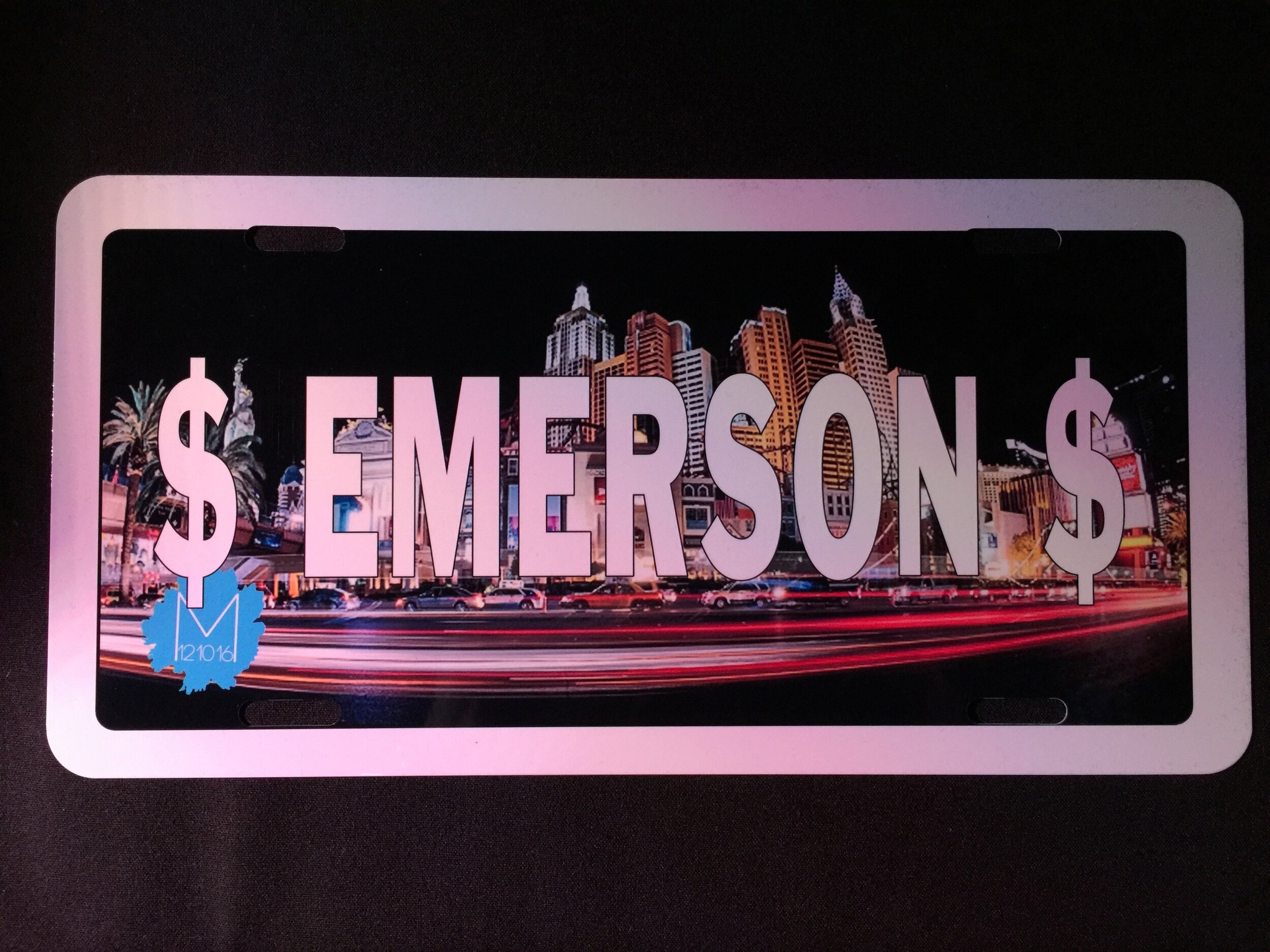 Custom License Plate