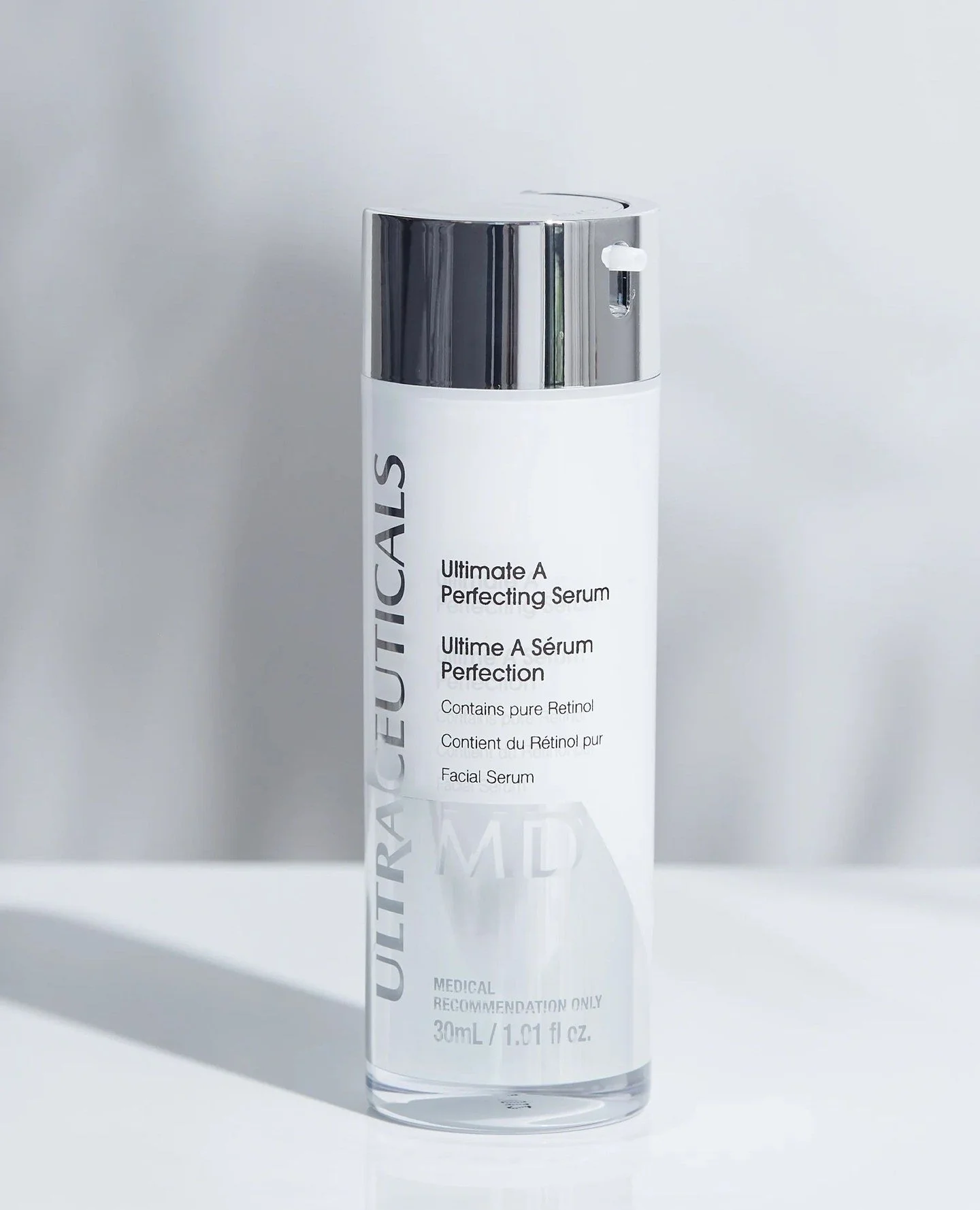 Vitamin A is one of the most researched actives in skincare, and concentration matters. ✨⁠
⁠
The Ultraceuticals Ultra MD Ultimate A Perfecting Serum delivers retinol at a medical-grade level to accelerate cell turnover, refine texture, reduce the app