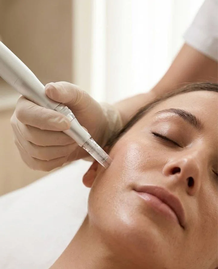 Skin needling is one of those treatments where the results speak louder than the explanation. 👀⁠
⁠
It works by creating controlled micro-channels in the skin that trigger the body's collagen response. Texture refines, scarring fades, pores reduce an