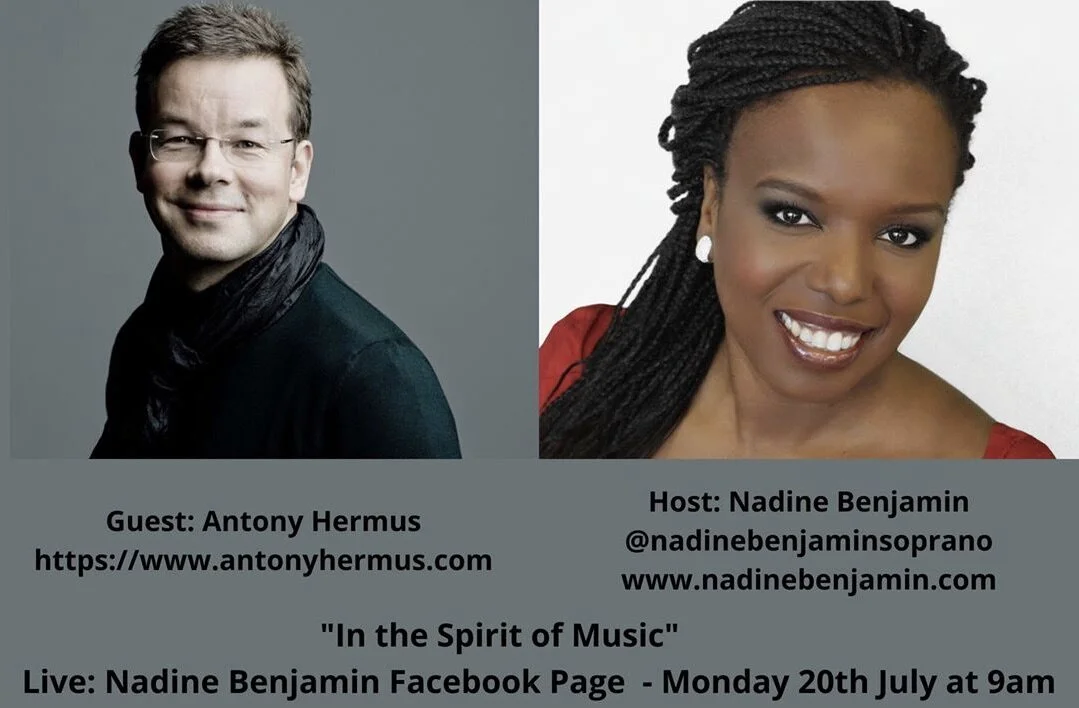 LIVE-talk with Nadine Benjamin: "In the spirit of music..."
