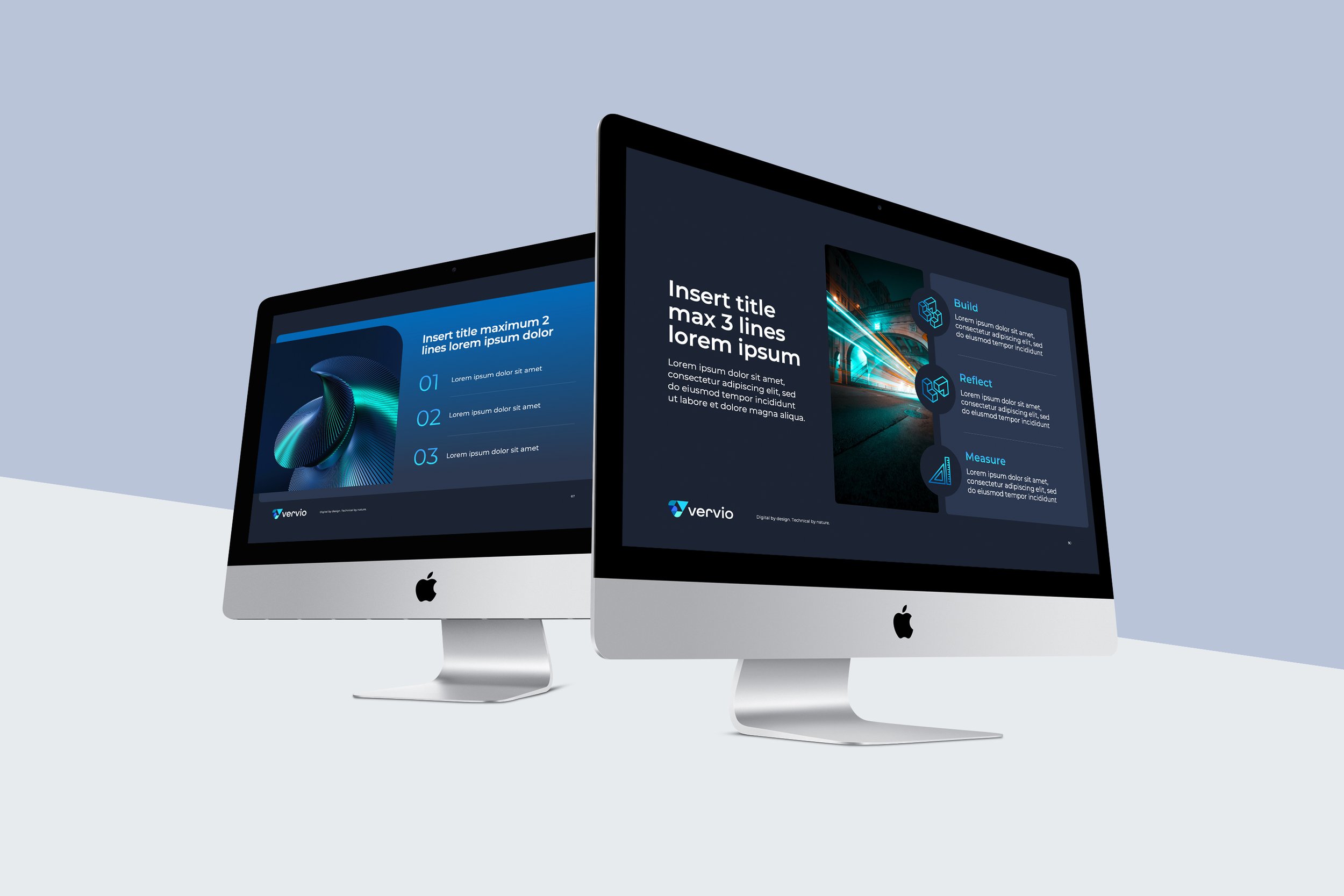 Vervio Brand Toolkit slide examples