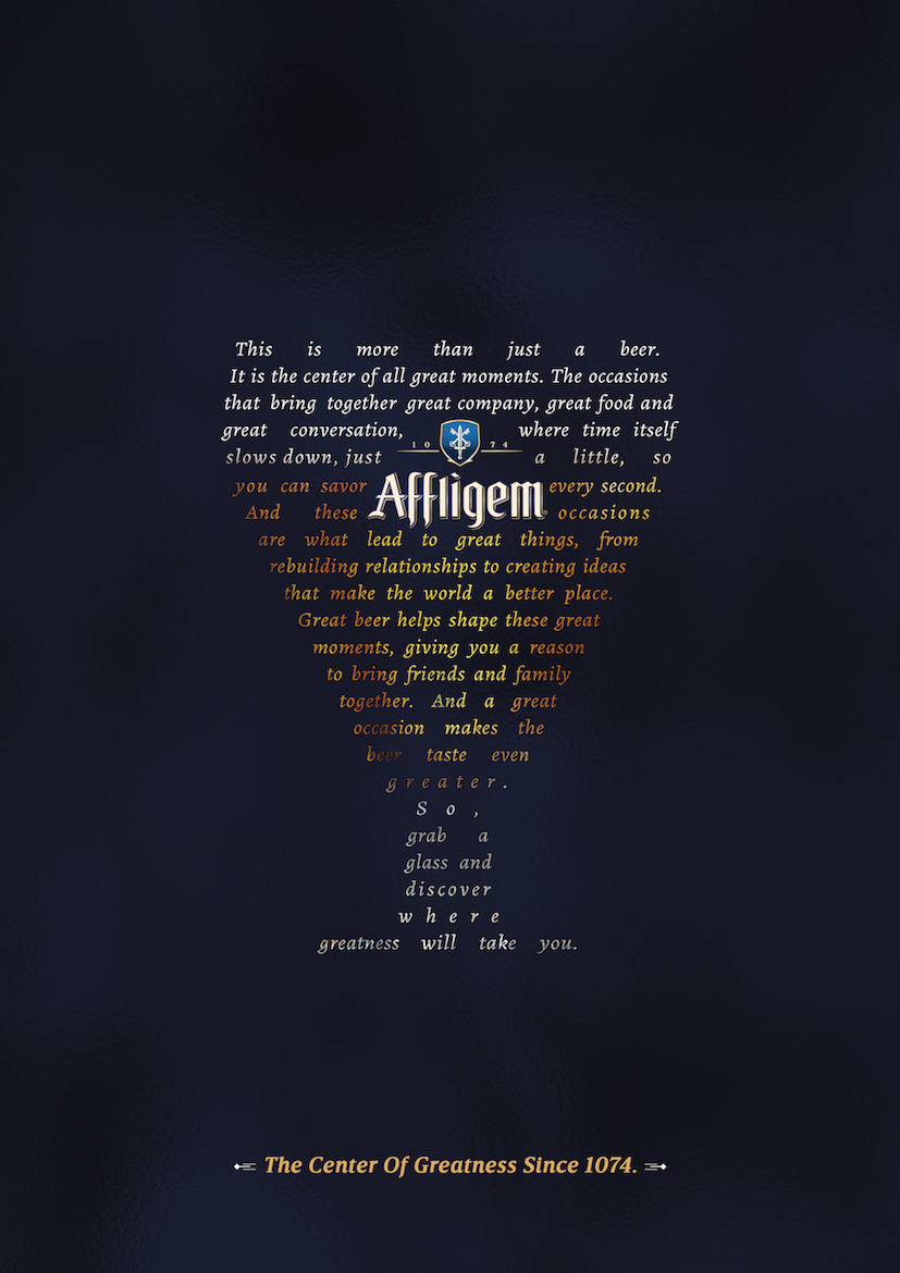 Affligem -  The Center Of Greatness Since 1074