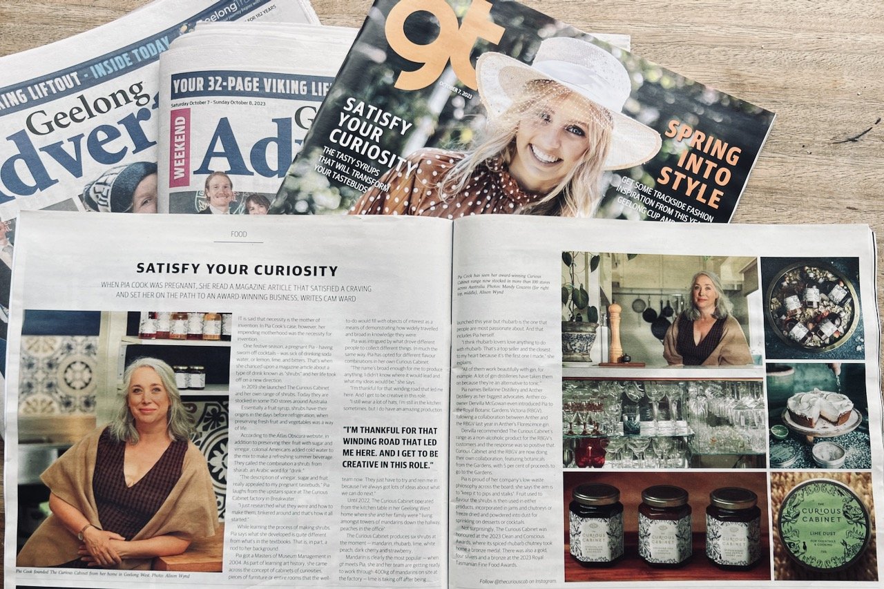 Pia Cook’s Curious Cabinet filled with award-wining drinks