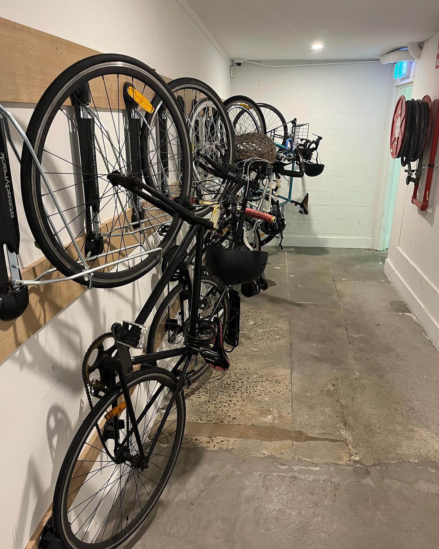 We love that even on wet and frosty #melbourne winter days so many of our eco community still cycle to work!!! &hearts;️🌏✨
.
.
.
#coworking #startups #brunswick #coworkingcommunity #climateaction
